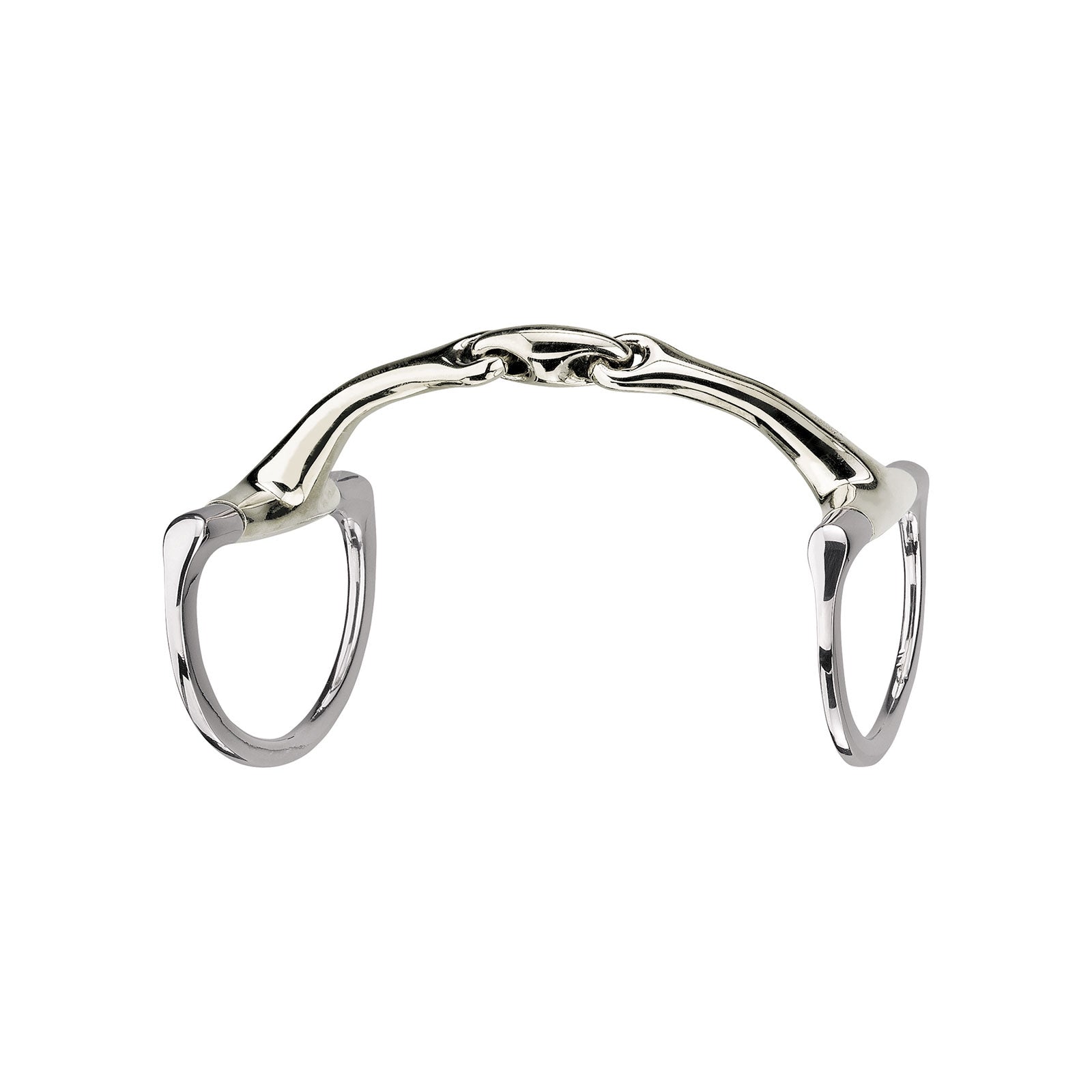 Sprenger Dynamic RS Sensogan D-Ring Eggbutt Bit, Double Jt. 14 mm Bitt