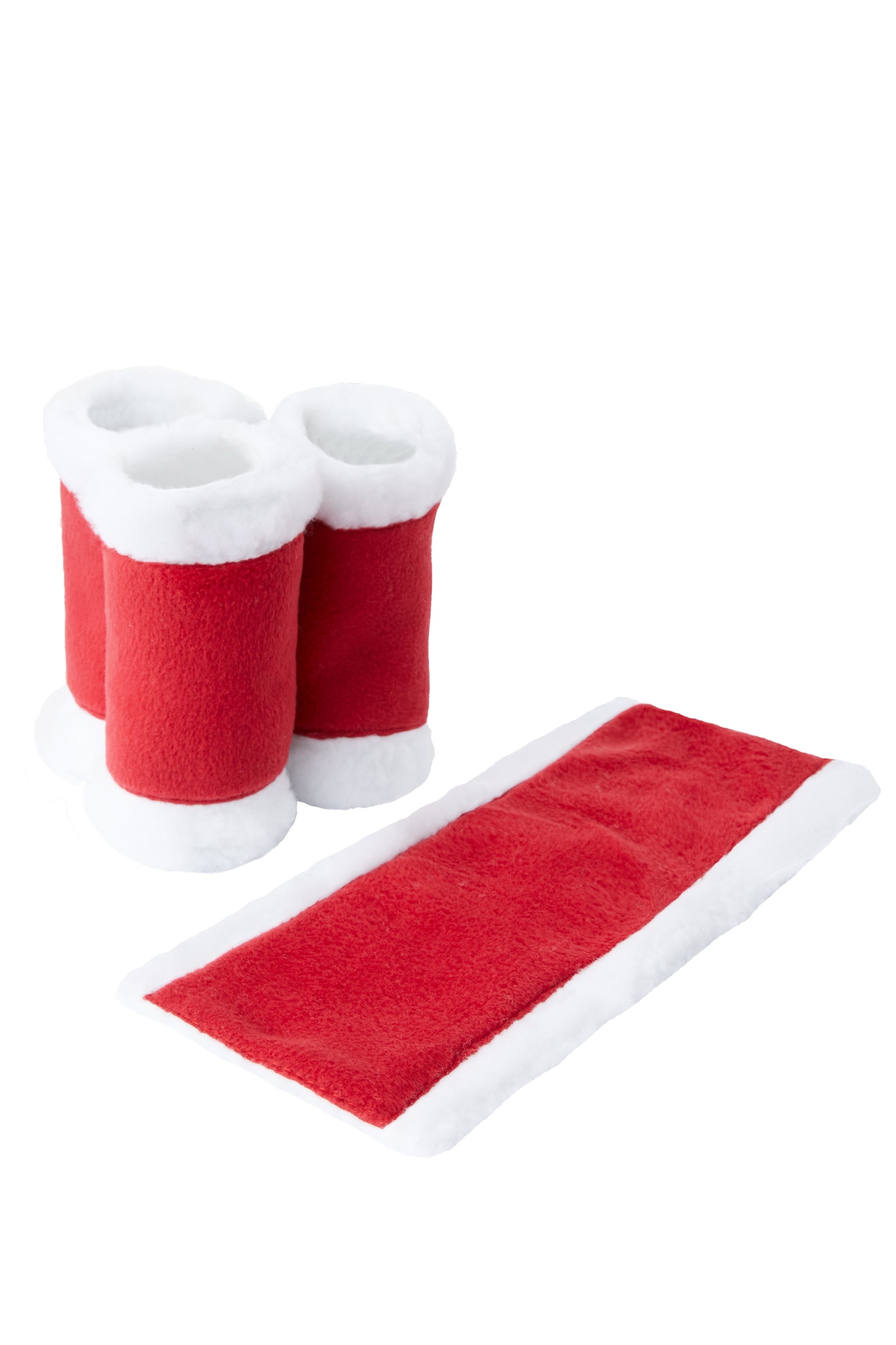 Horze Christmas benbelegg (4 stk.) Leg Protection & Hoof Protection for Horses