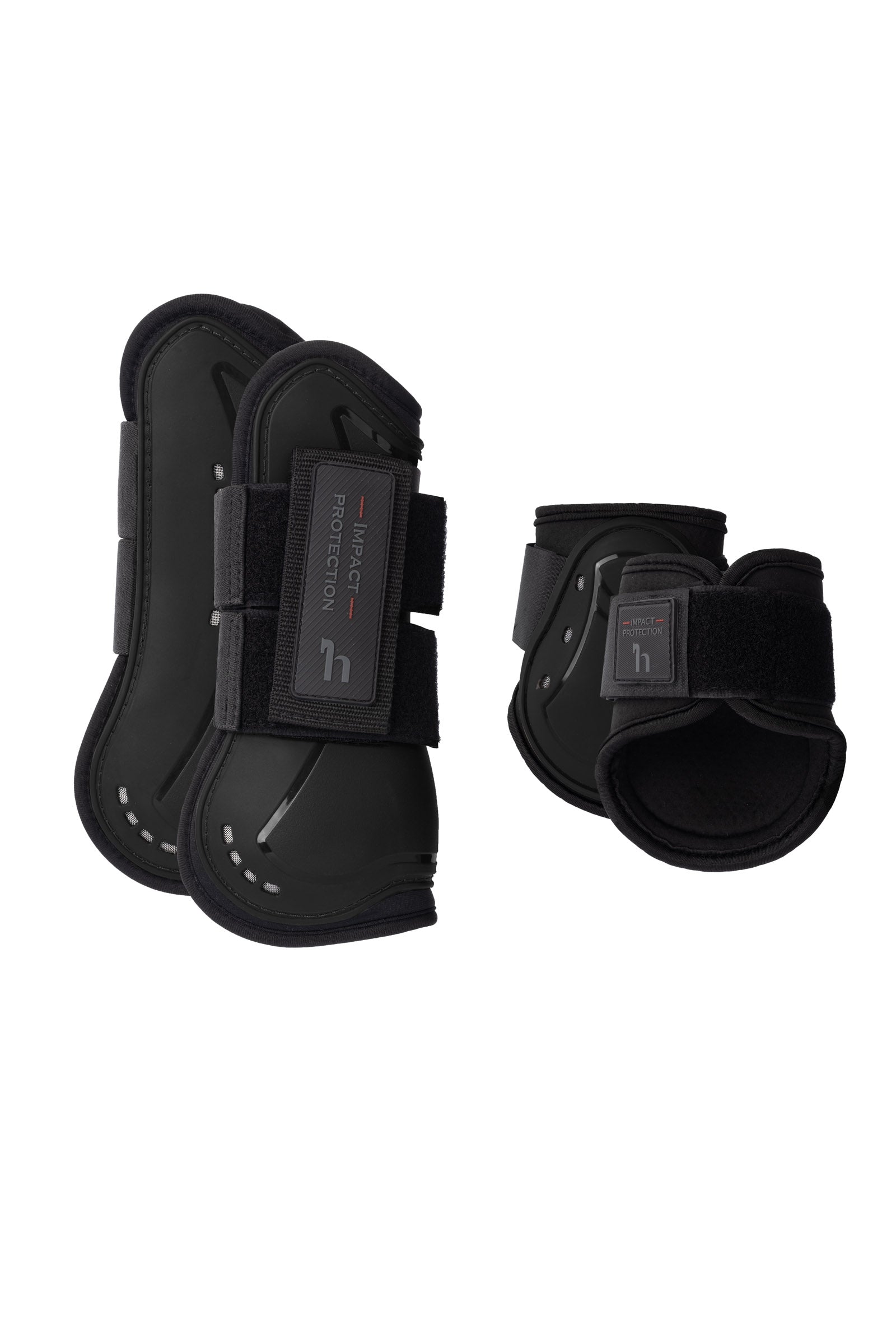 Horze Armour Airflow belegg-sett, fram- og bakbein Leg Protection & Hoof Protection for Horses