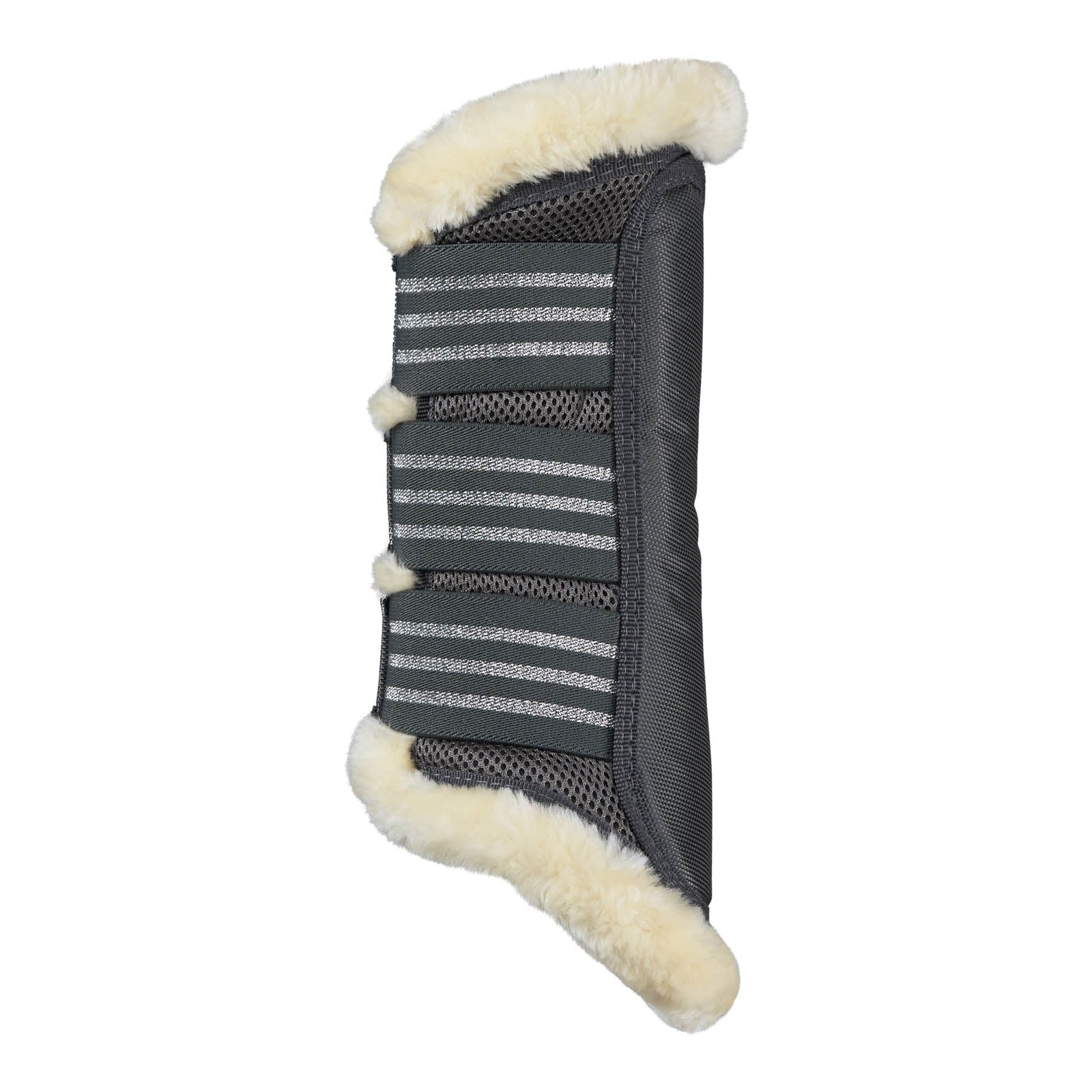 Horze Lincoln Brushing Boots with Fur Leg Protection & Hoof Protection for Horses