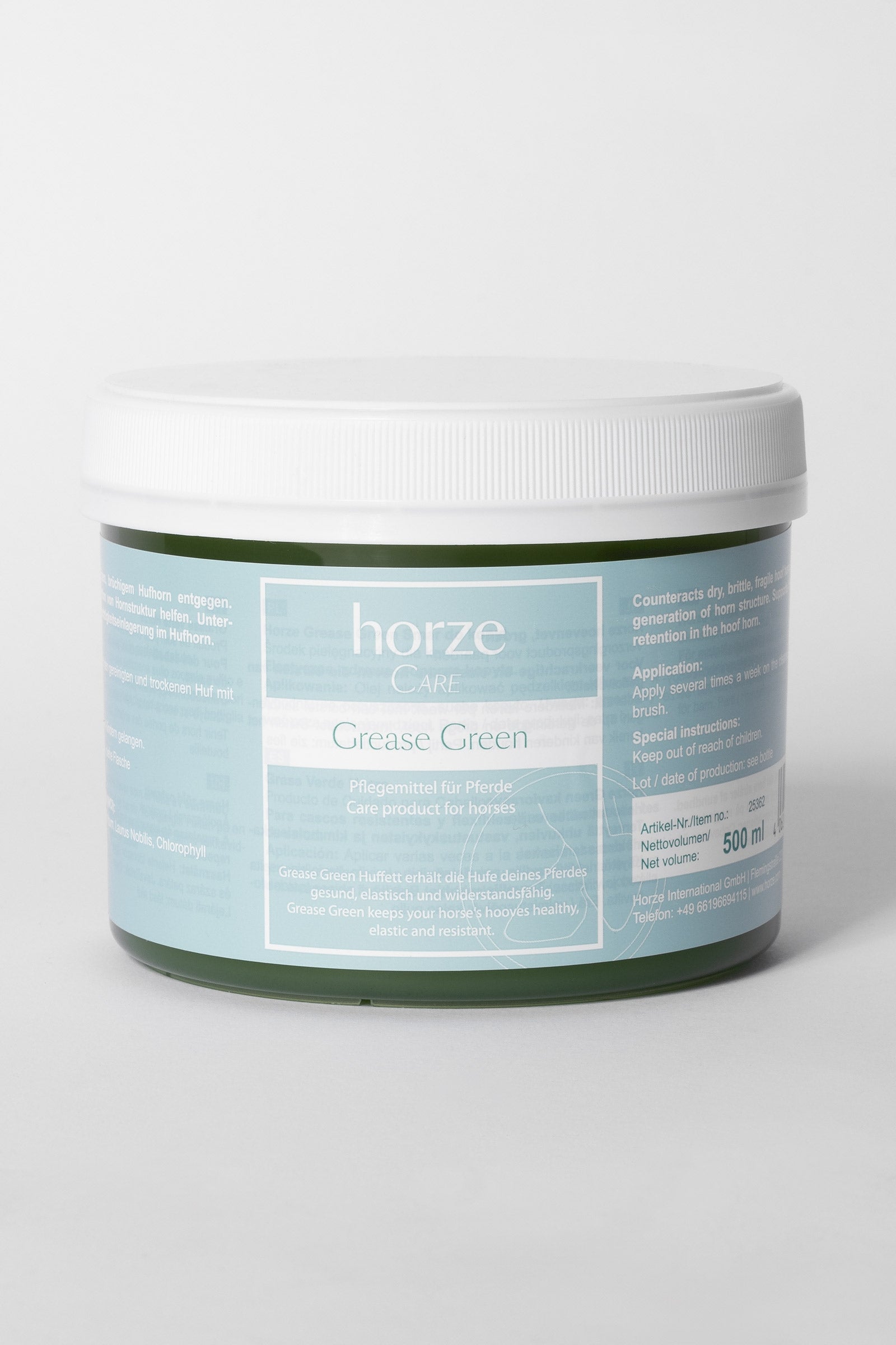 Horze Grease Green, 500 ml Hestepleie