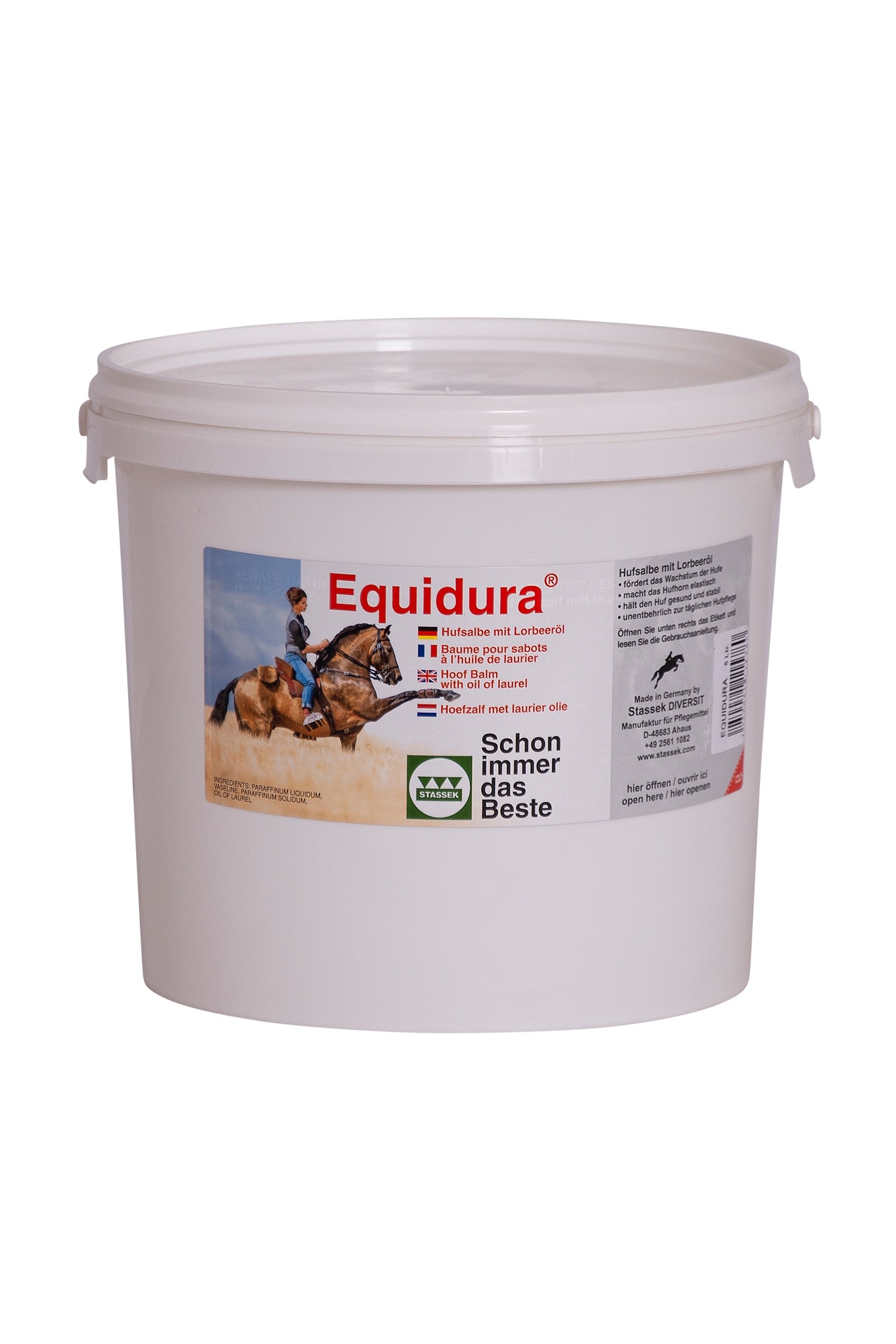 Stassek Equidura Hovbalsam, 2,5 liters Hestepleie