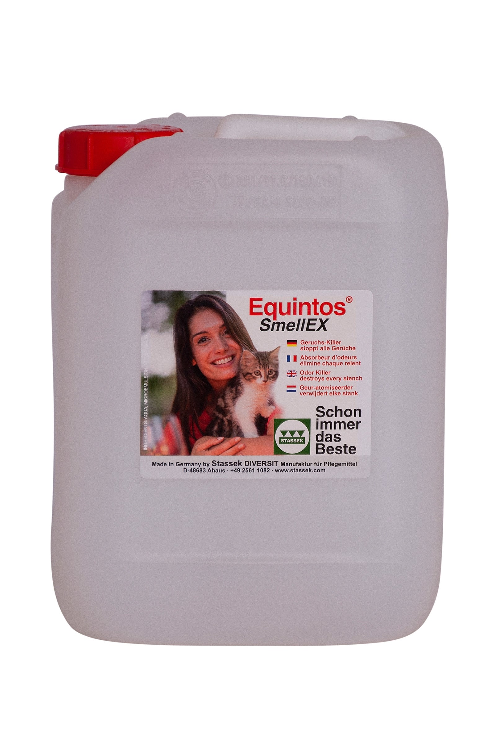 Stassek Equintos Smellex luktfjerner, 2 liters Hestepleie