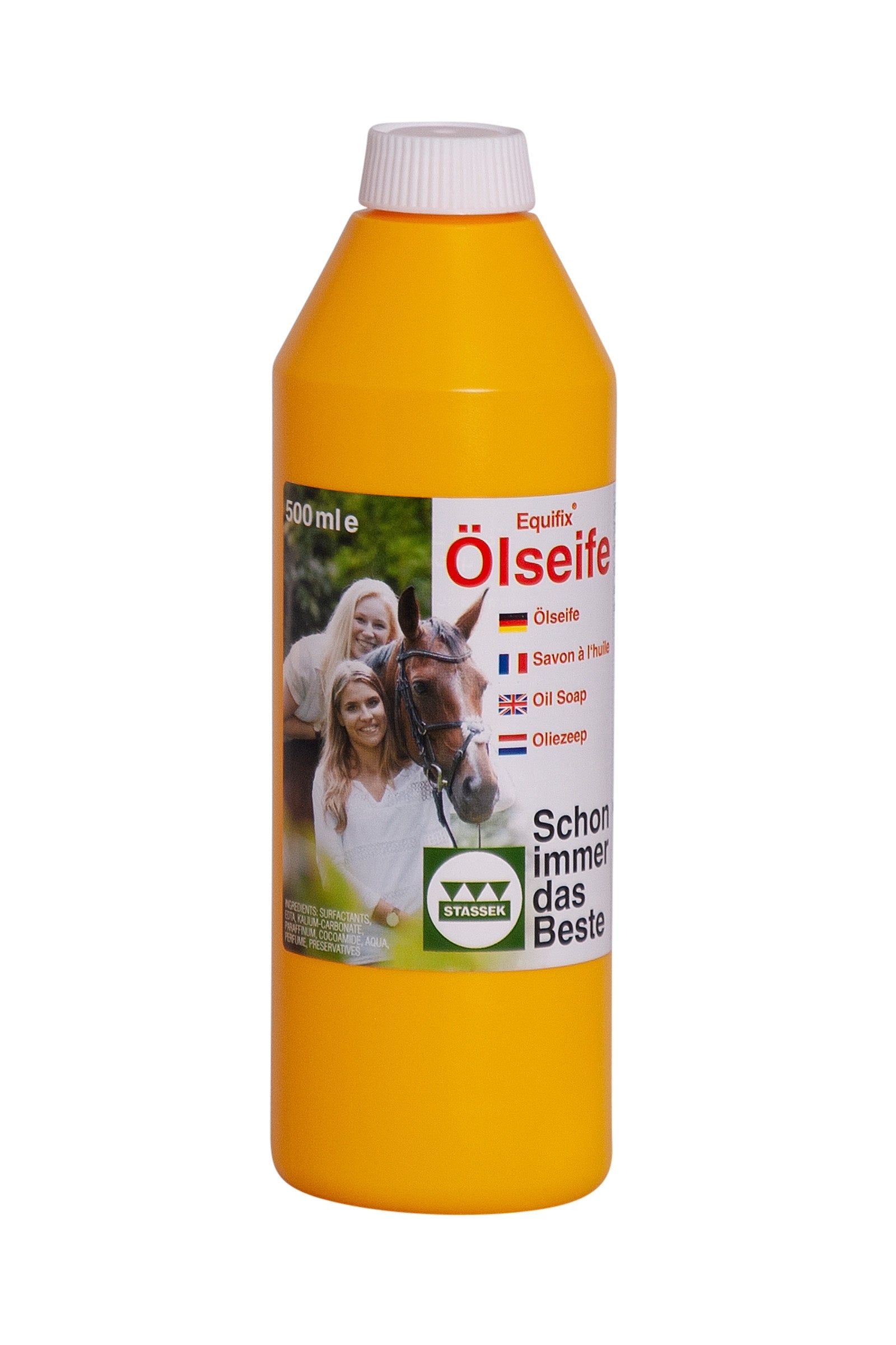 Stassek Equifix Flytende Oljesåpe, 500 ml Hestepleie