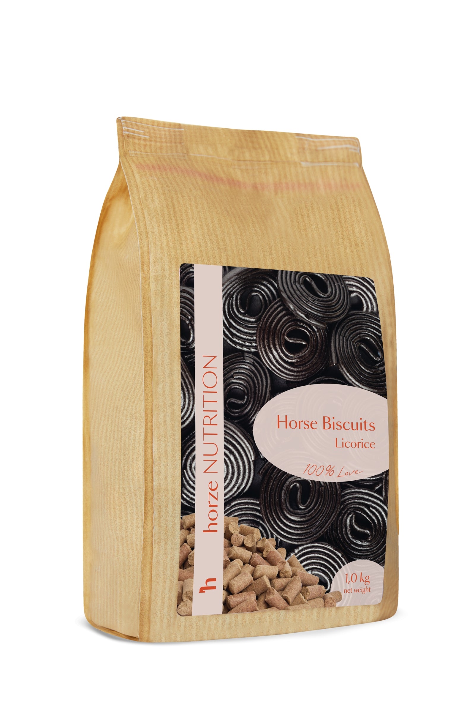 Horze Biscuits godbiter, lakris, 1 kilo Horse Feed & Nutrition