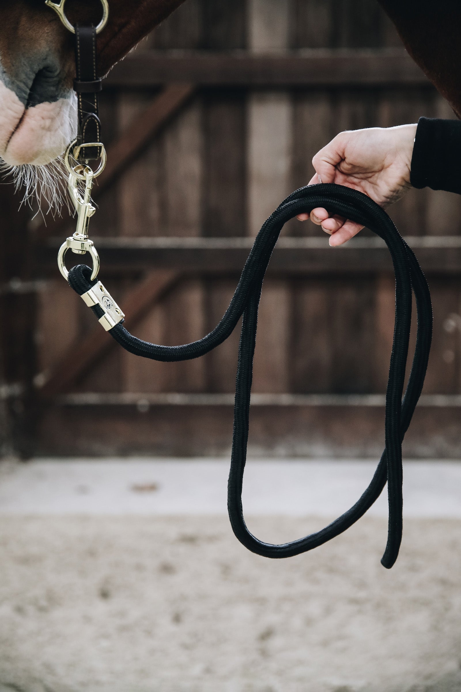 Kentucky Horsewear leietau, basic, 2 meter Grimer og leietau