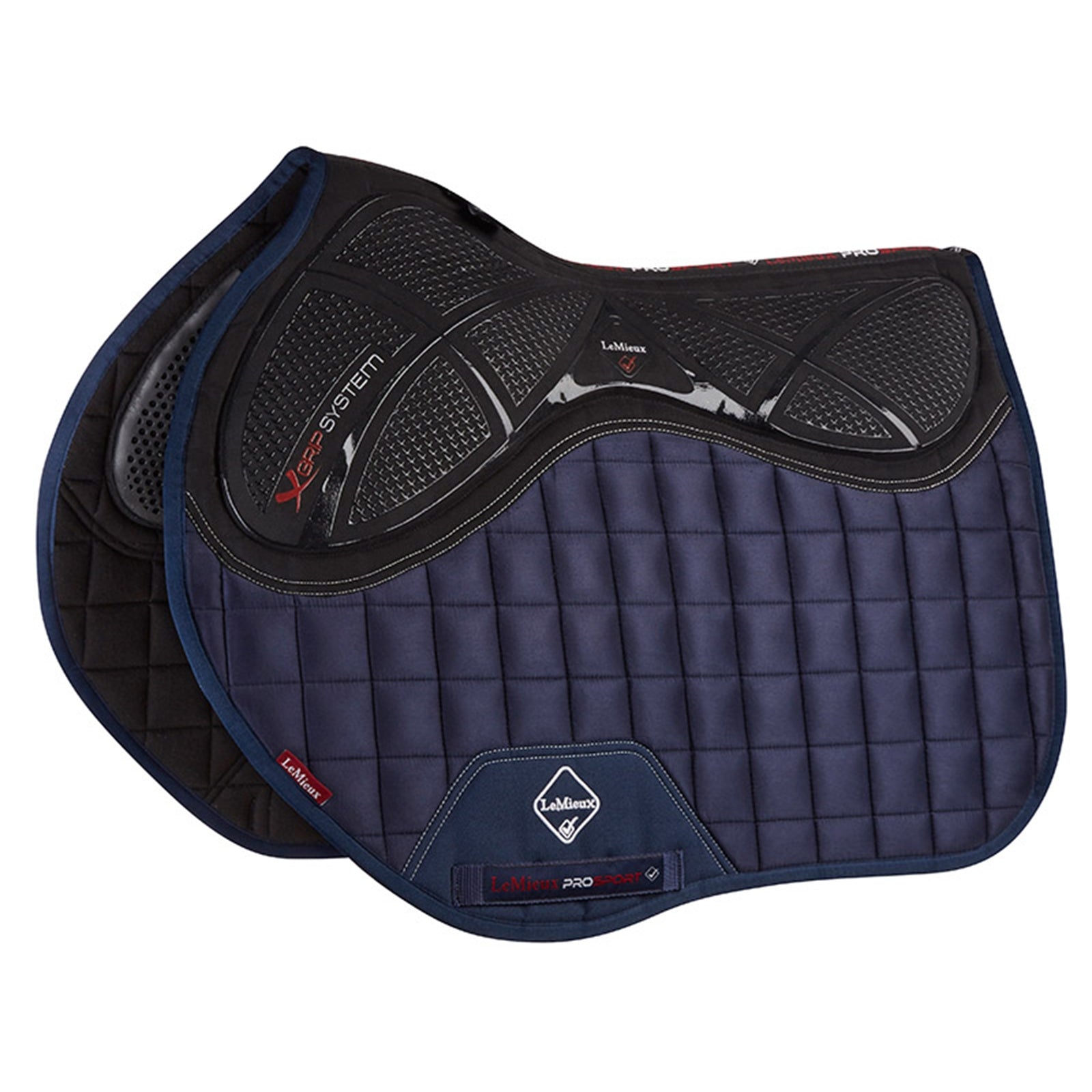 LeMieux X-grips twin sided, sprang, firkantet Sjabraker