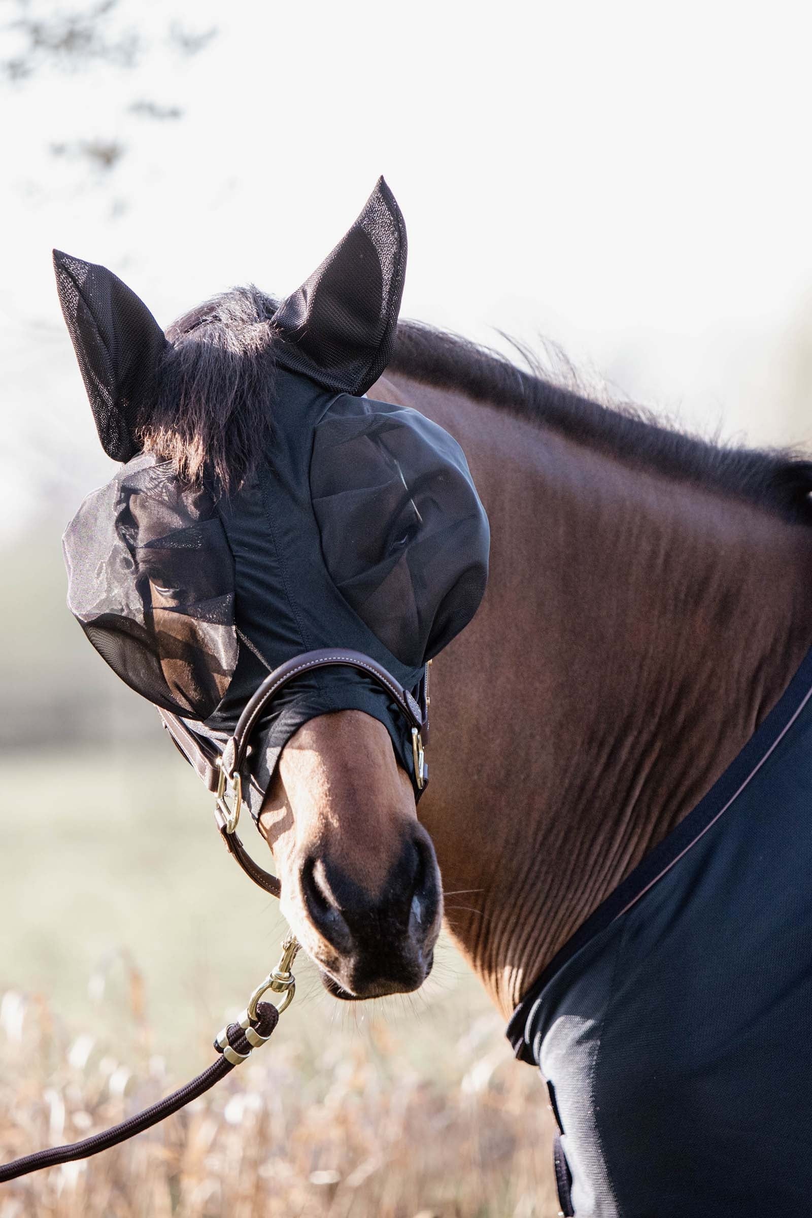 Kentucky Horsewear fluemaske, slim fit Fluebeskyttelse til hest