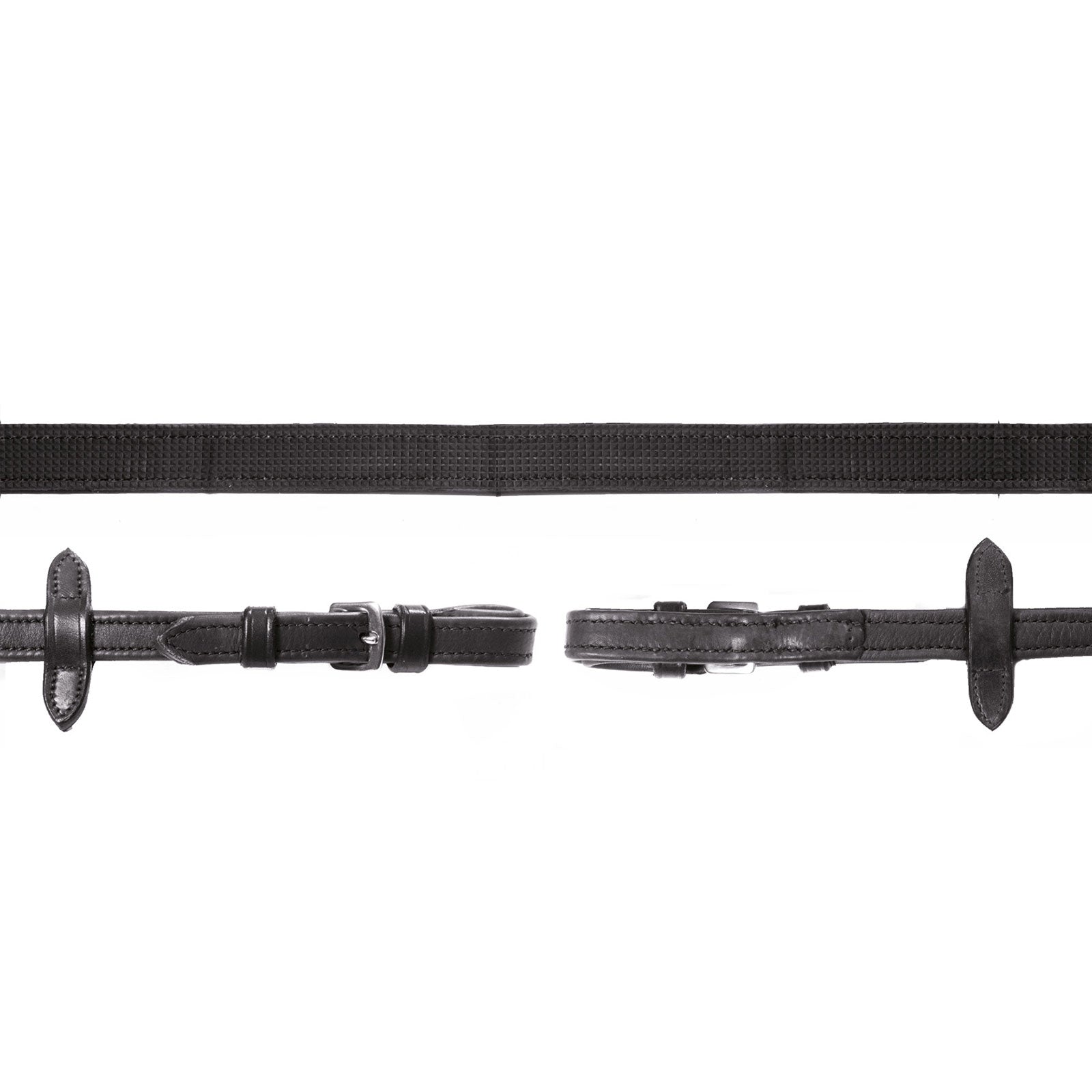 Schockemöhle Sports Schockmöhle Sports Durasoft Reins Grip lærtøyler, nylon, gummibelagt Hodelag & Tøyler