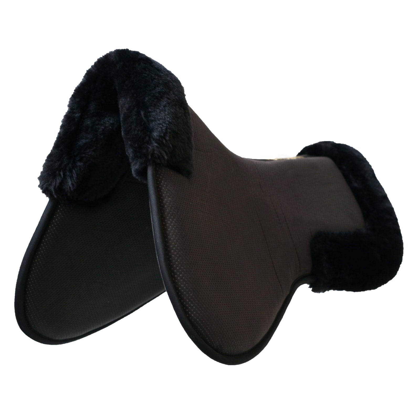 Kentucky Horsewear Absorb anatomisk halv-sjabrak med saueskinn Sjabraker