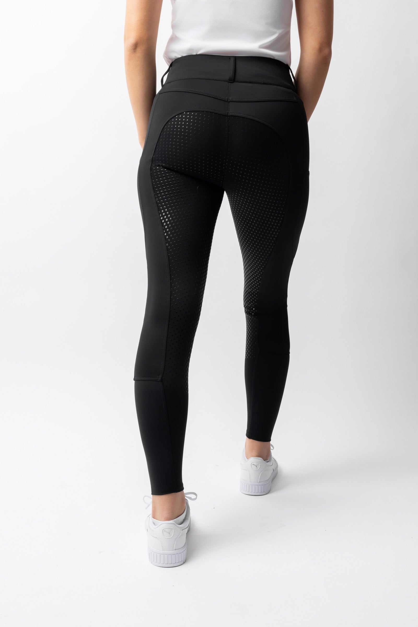 Horze Evelyn Dame Full Grip ridebukser UPF 50+ Rideklær til dame