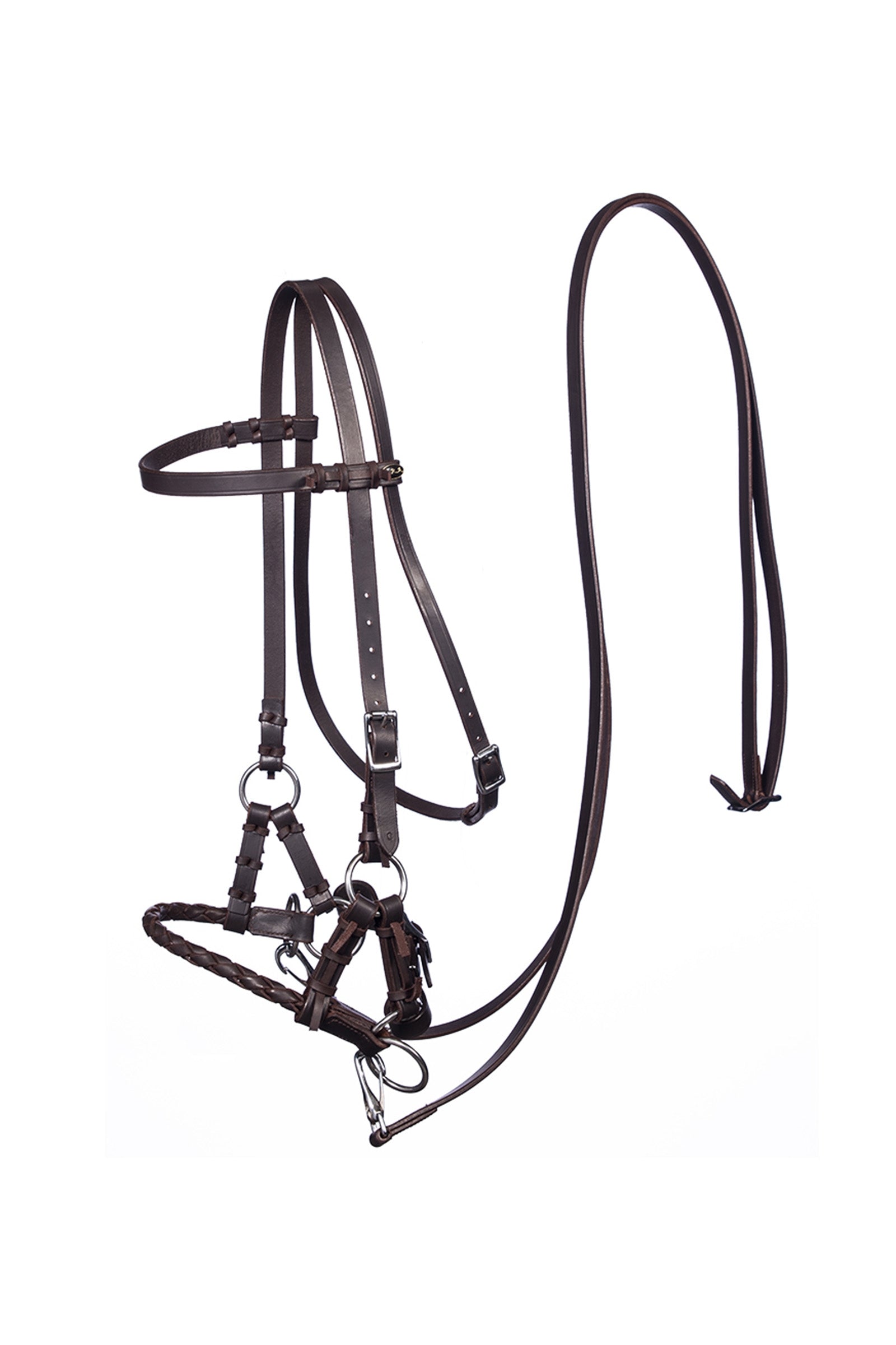 F.R.A. Freedom Riding Articles Pariba sidepull (system 3) vevd nesereim med tøyler Hodelag & Tøyler