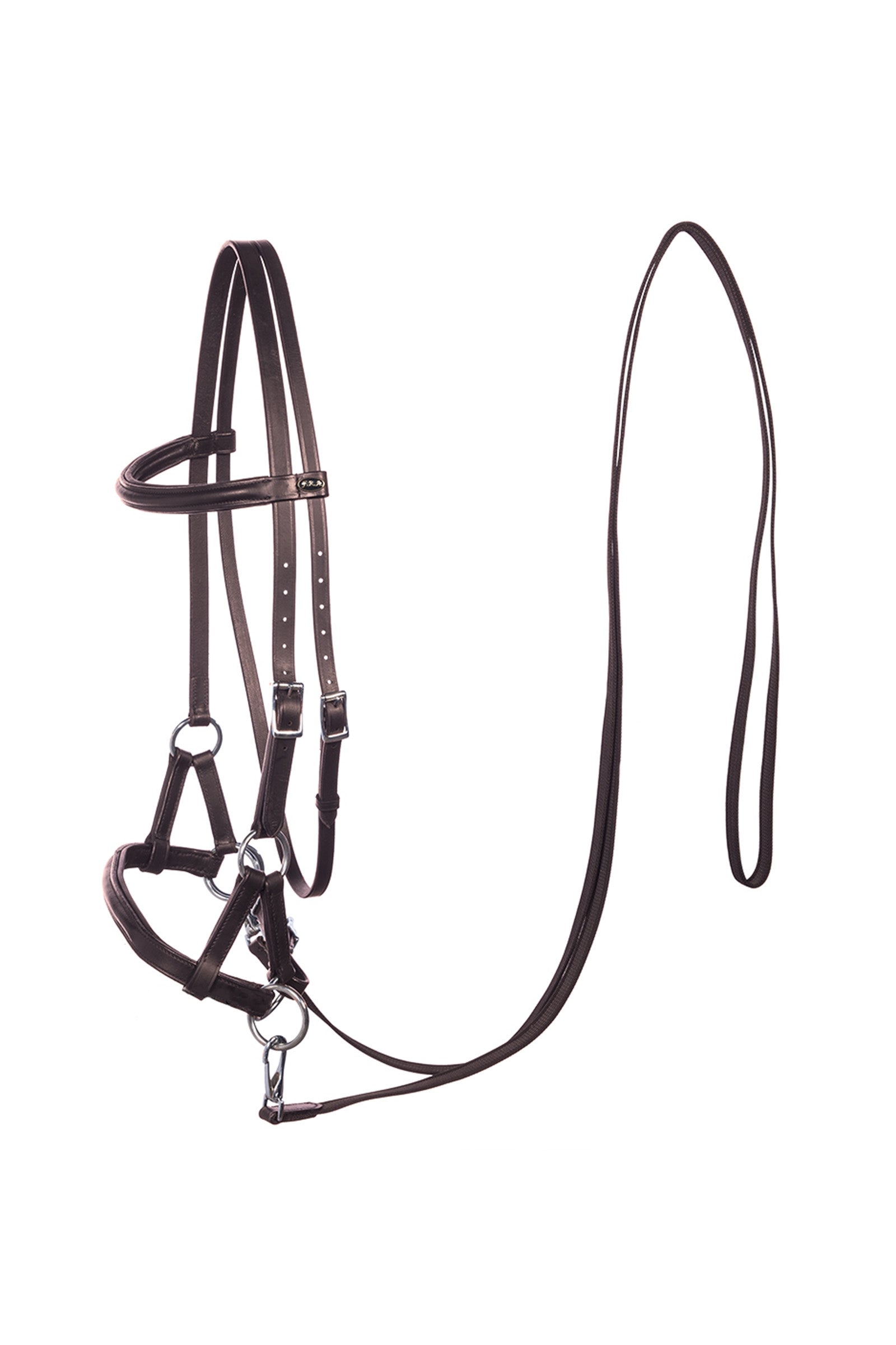 F.R.A. Freedom Riding Articles Pardoes sidepull (system 3) i lær med antisklitøyler Hodelag & Tøyler
