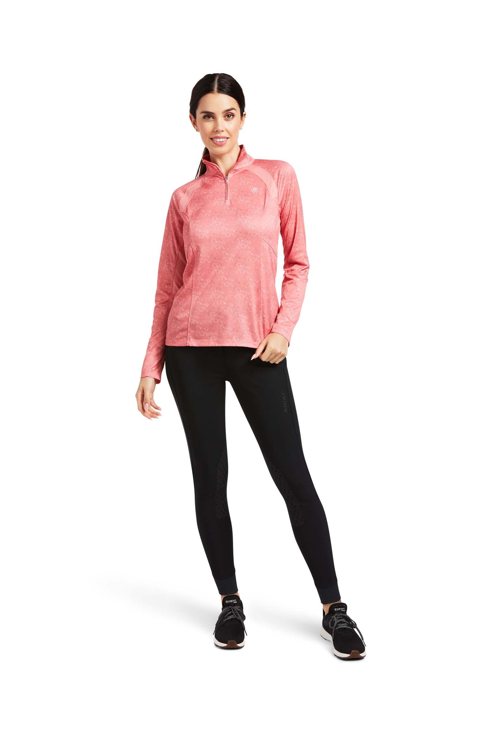Ariat Sunstopper 2.0 Women's 1/4 Zip Baselayer Shirt Women’s Riding Clothing