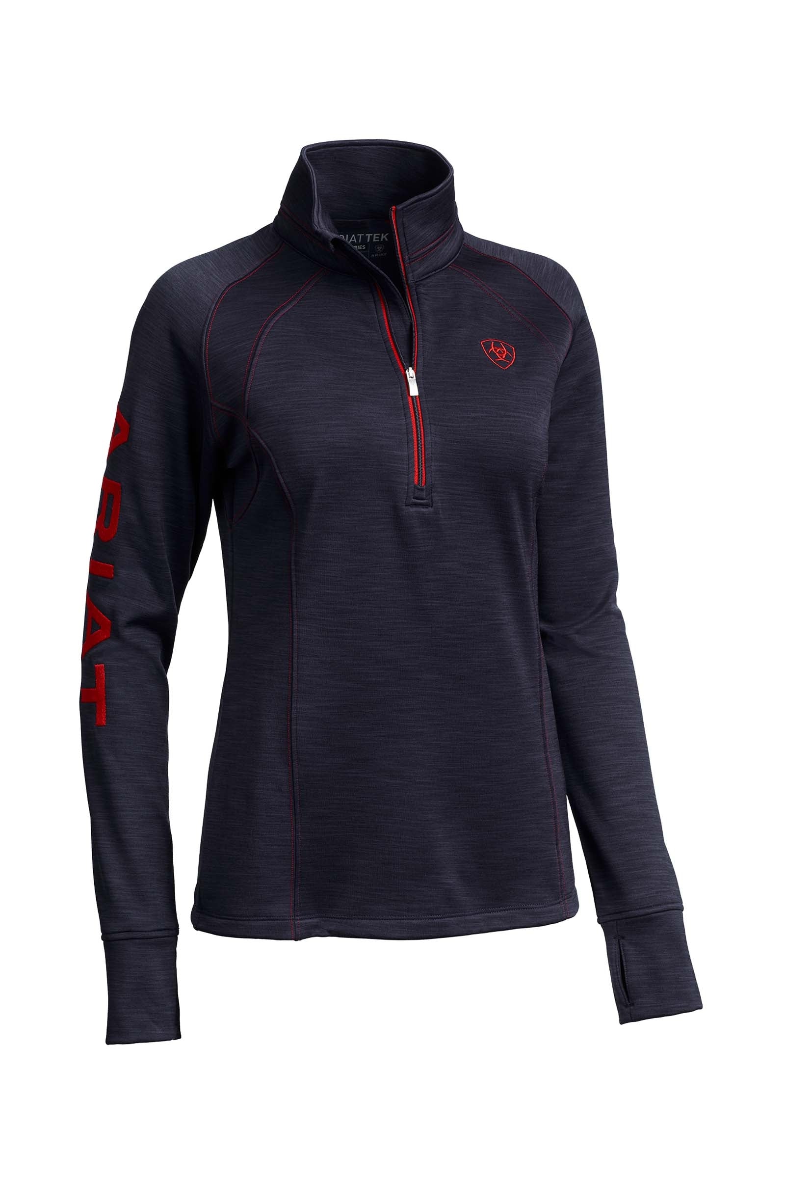 Ariat Tek Team sweatshirt med 1/2 glidelås, dame Rideklær til dame