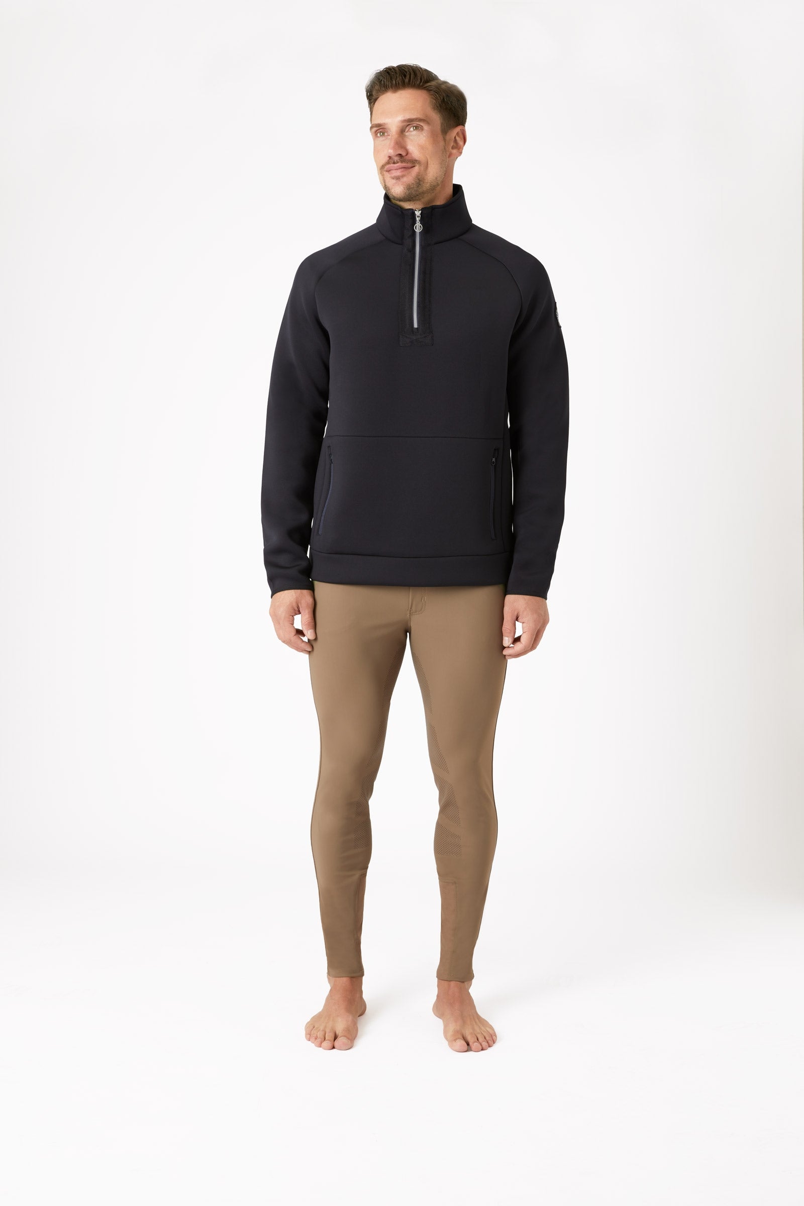 B Vertigo Nicolas Men's Functional Sweatshirt with Zipper Pockets Mens Riding Clothing