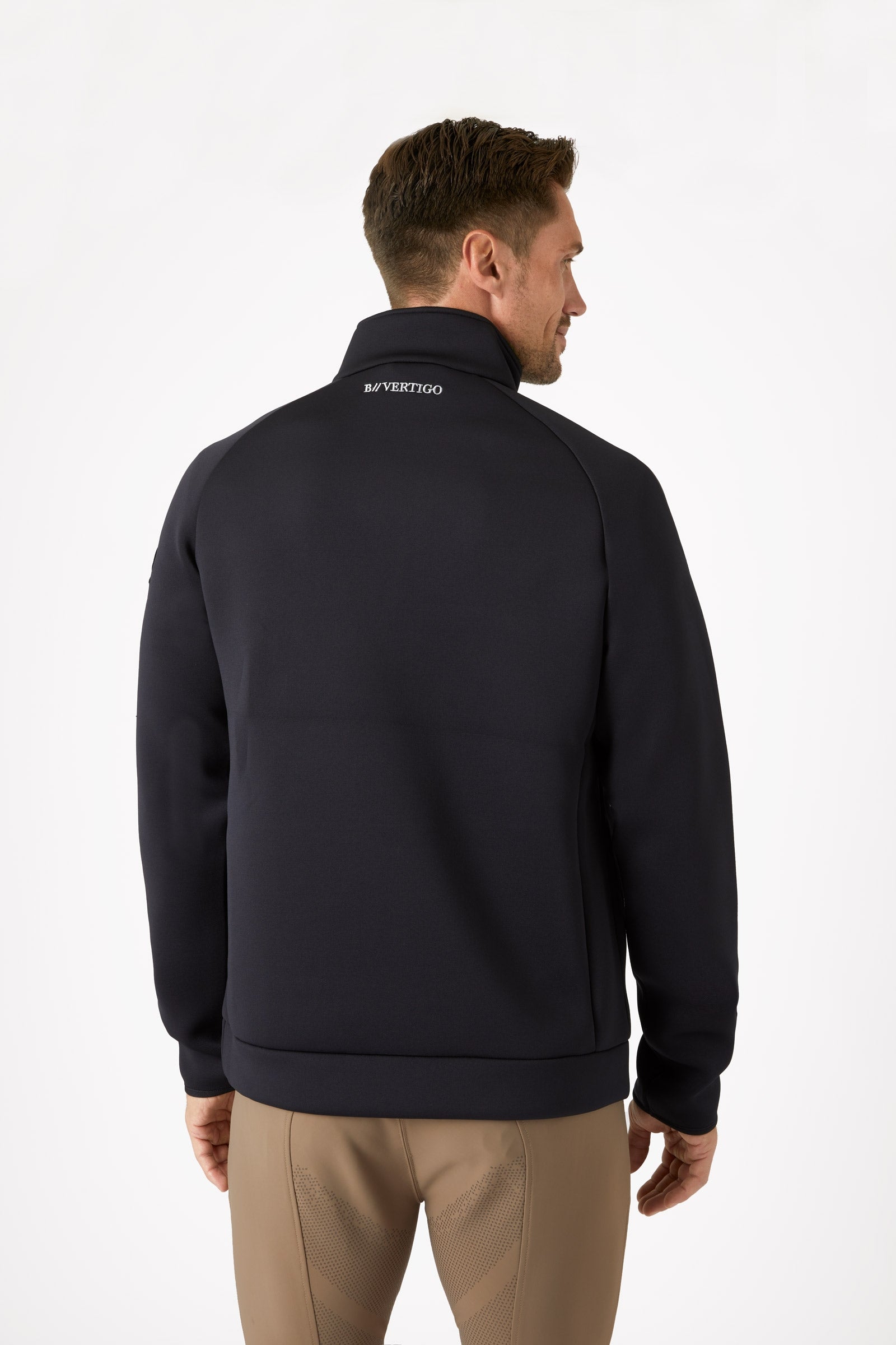 B Vertigo Nicolas Men's Functional Sweatshirt with Zipper Pockets Mens Riding Clothing