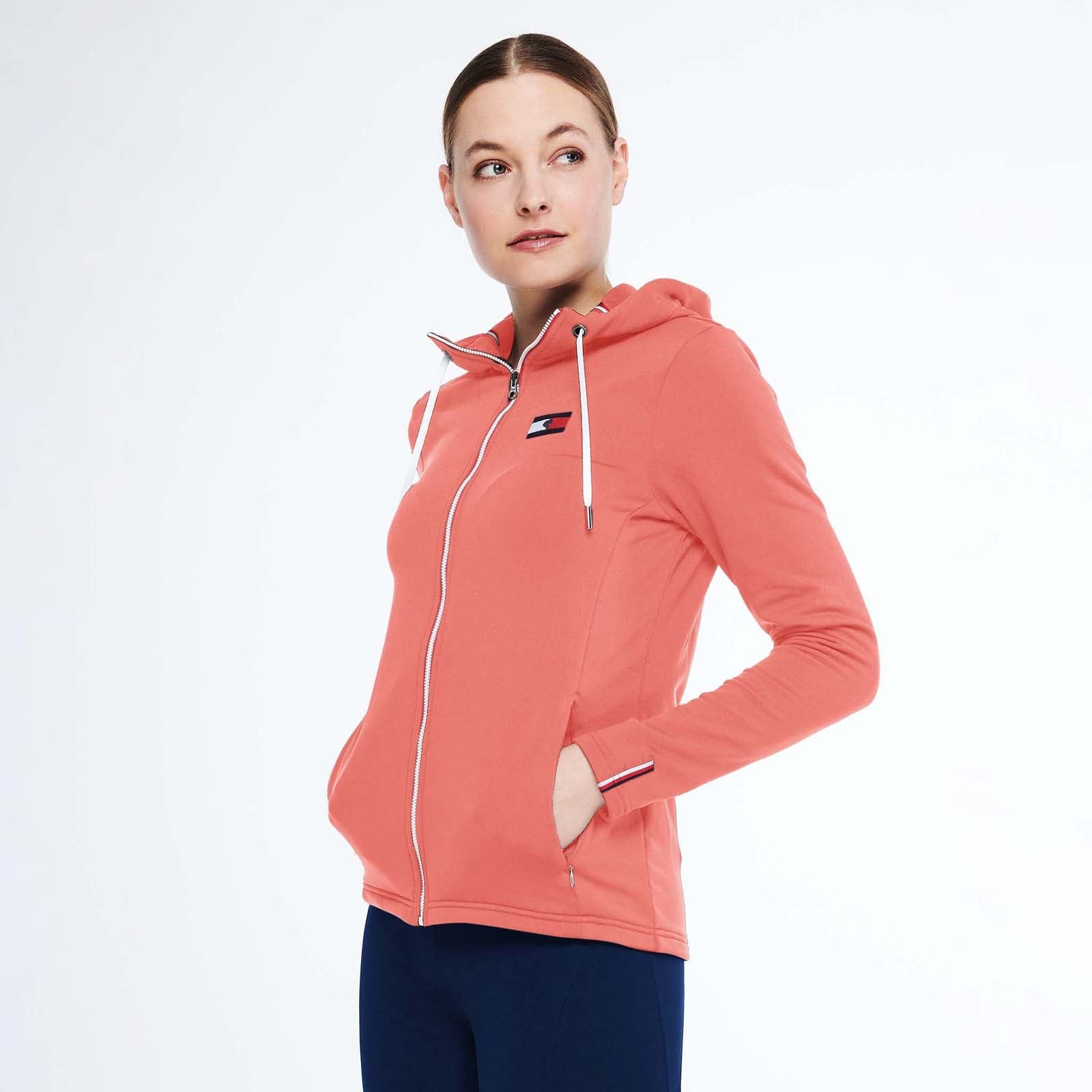 Tommy Hilfiger Equestrian Performance ensfarget treningsjakke Rideklær til dame
