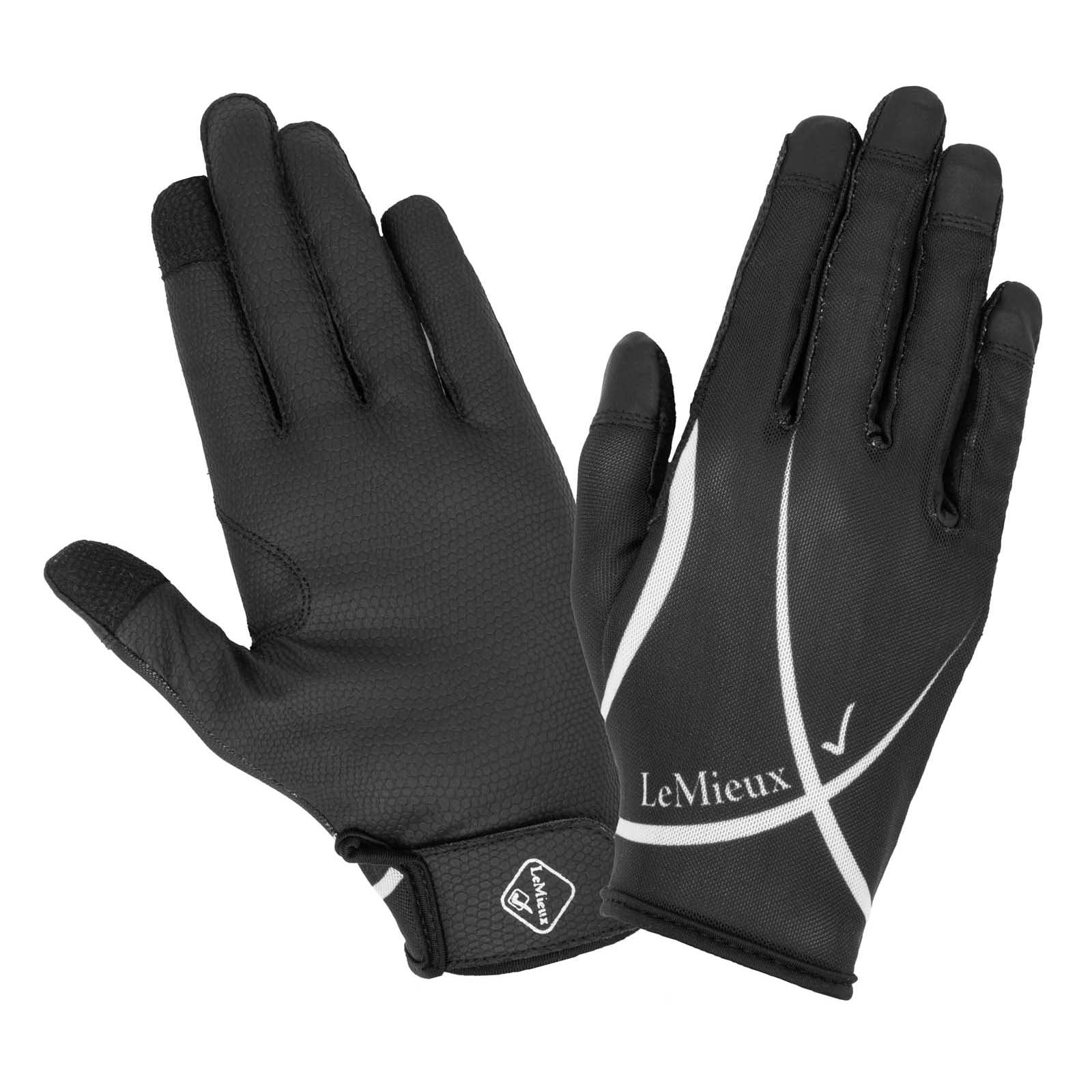 LeMieux Pro Touch Soleil ridehanske i mesh Ridehansker