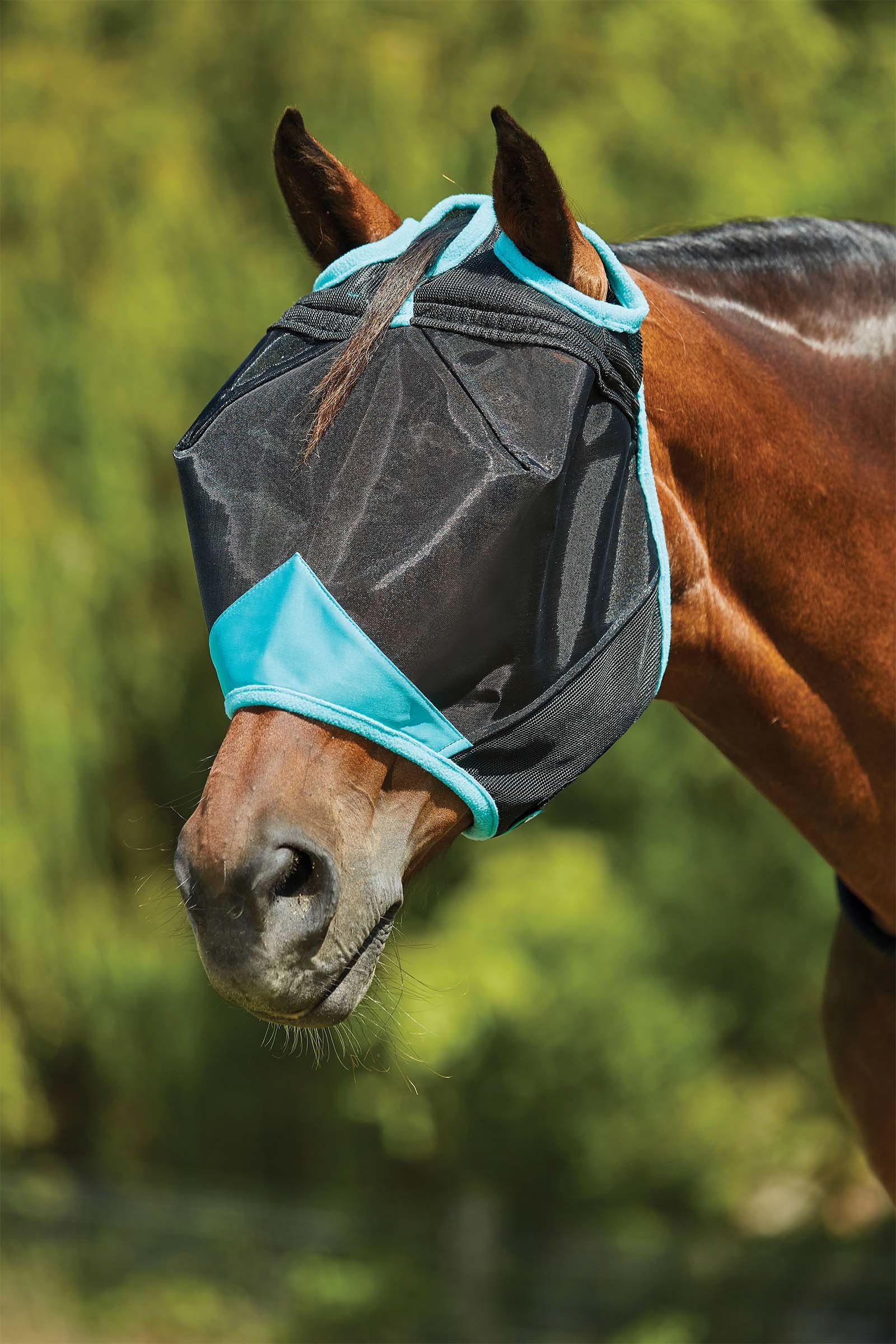 Weatherbeeta Comfitec Deluxe Fine Mesh Mask Antifly Protection for Horses