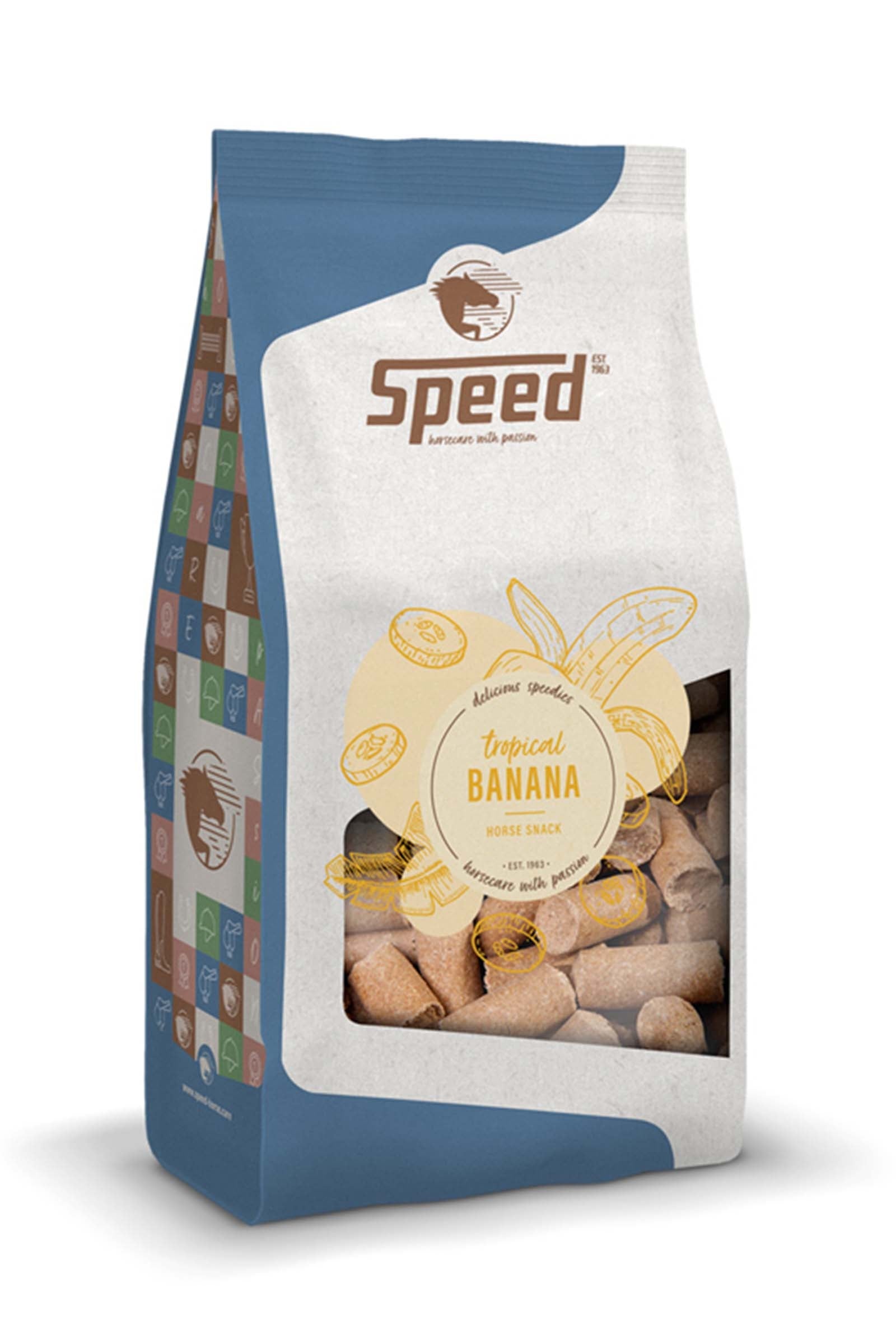 Speed Banana Delicious Speedies, godbiter, 1 kilo Horse Feed & Nutrition