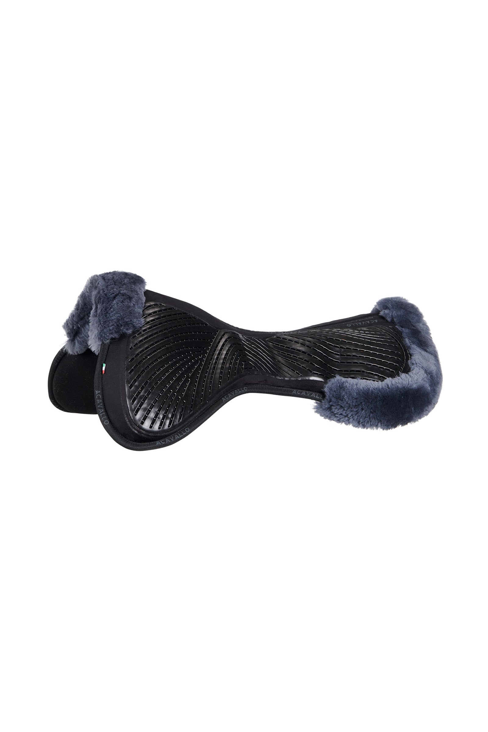 Acavallo Close Contact Gel & Memory Foam halvpad med saueskinn Sjabraker