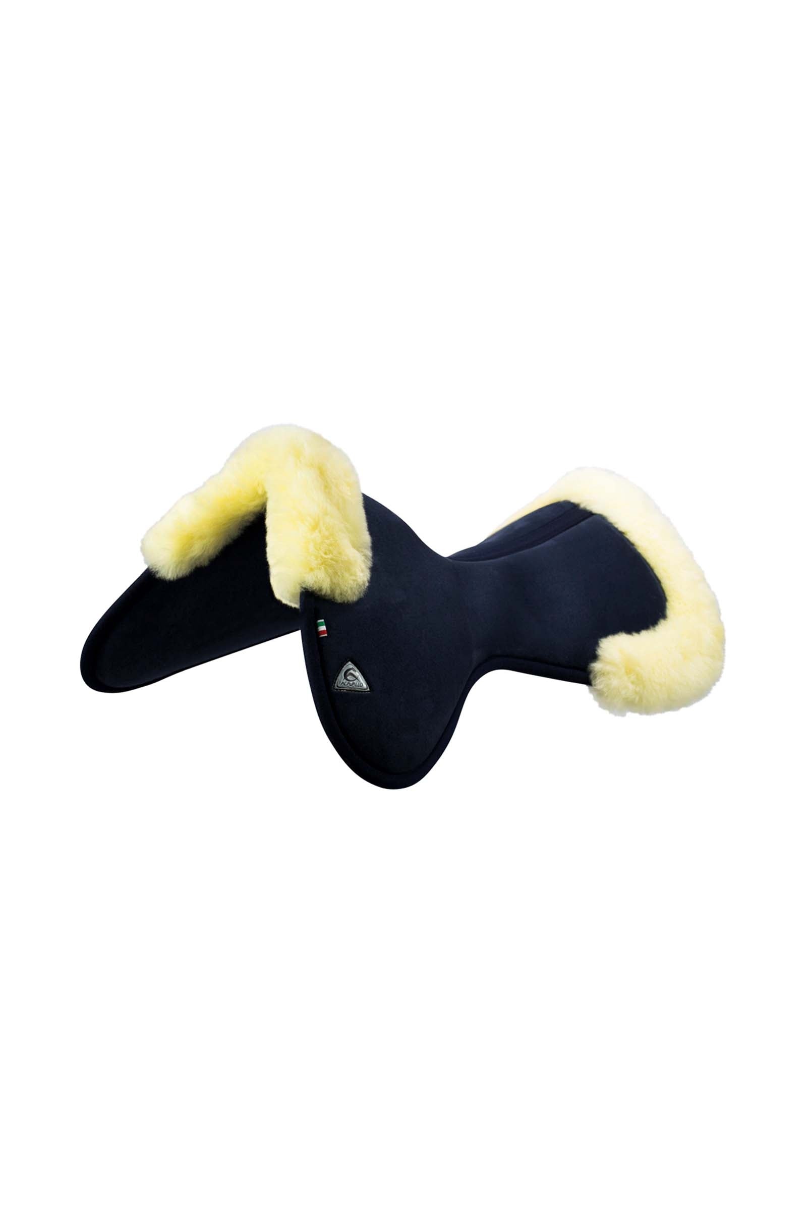 Acavallo Close Contact Memory Foam halvpad med saueskinn Sjabraker
