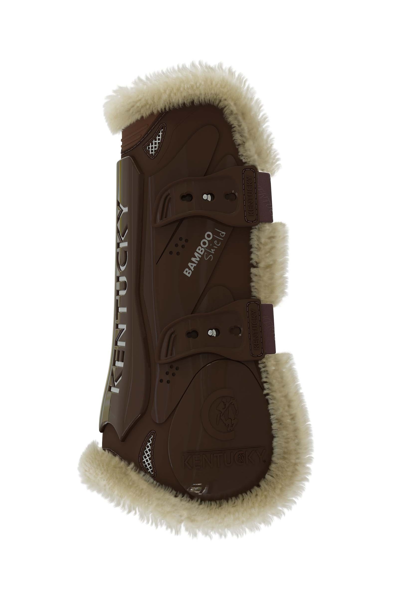 Kentucky Horsewear Vegan Sheepskin Bamboo Elastic Tendon Boots Leg Protection & Hoof Protection for Horses