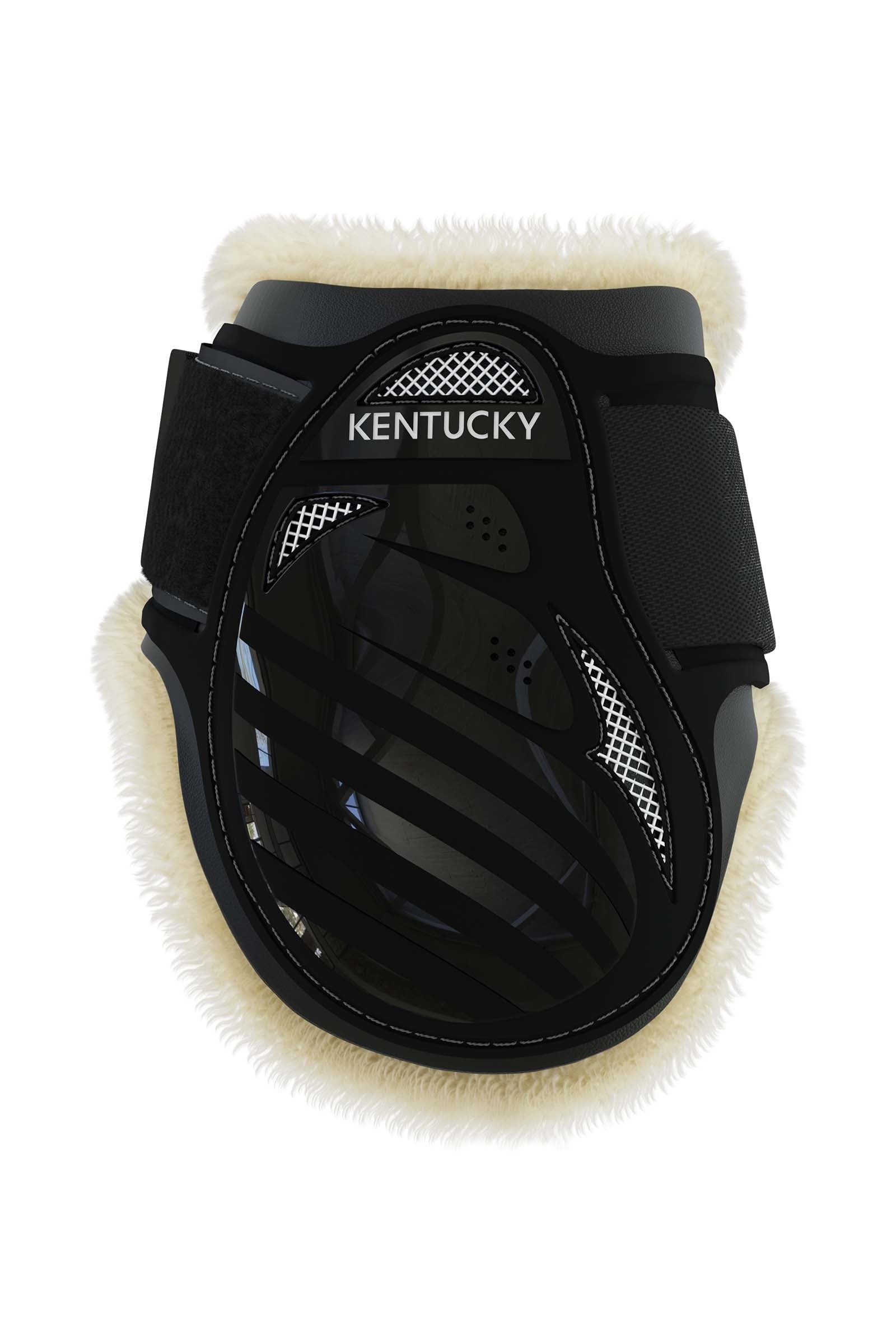 Kentucky Horsewear Vegan bakbeinsbelegg til unghest med saueskinn Leg Protection & Hoof Protection for Horses