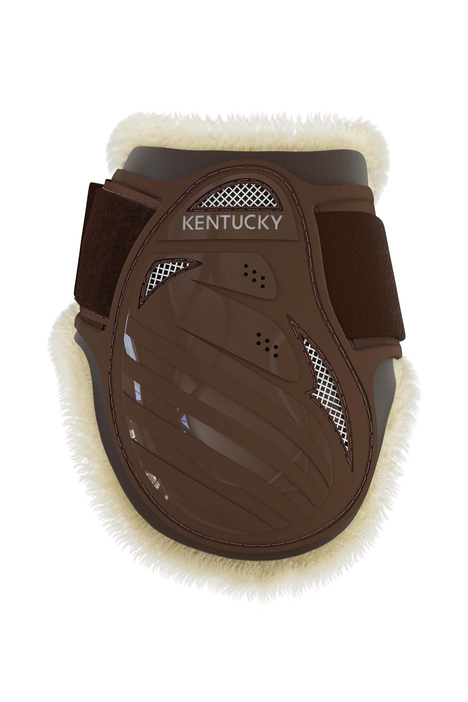 Kentucky Horsewear Vegan bakbeinsbelegg til unghest med saueskinn Leg Protection & Hoof Protection for Horses