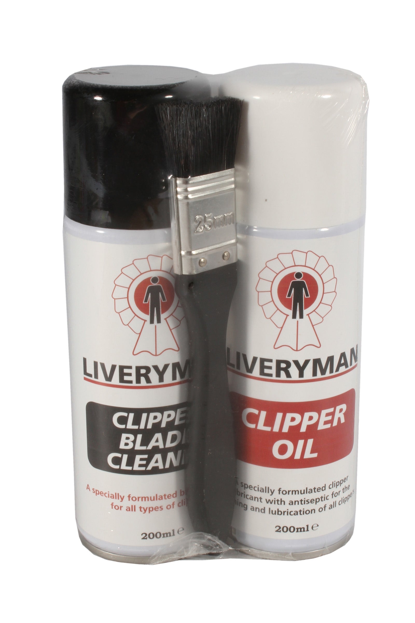 Liveryman Clipper Wash & Oil Spray Pack, 2x200ml Horse Clipping & Trimming Tools