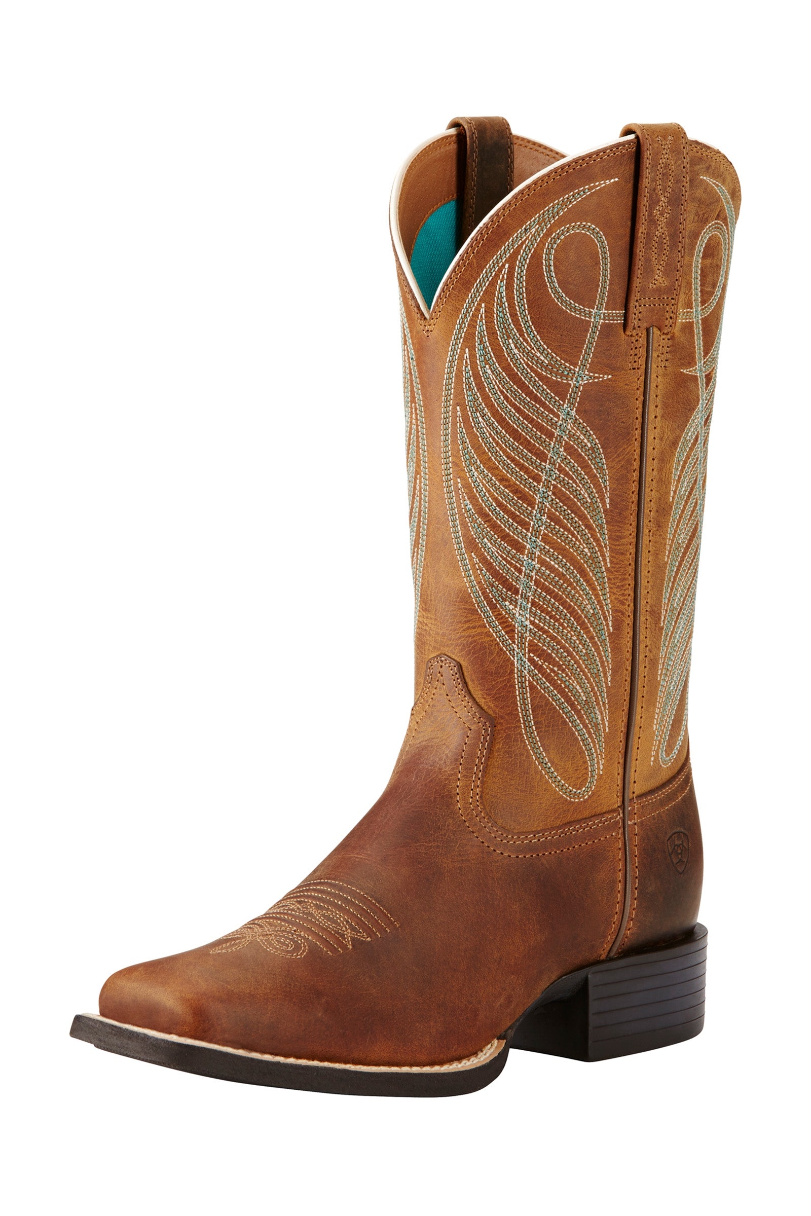 Ariat Round Up Wide Square Toe dames westernstøvler Ridestøvler & Chaps