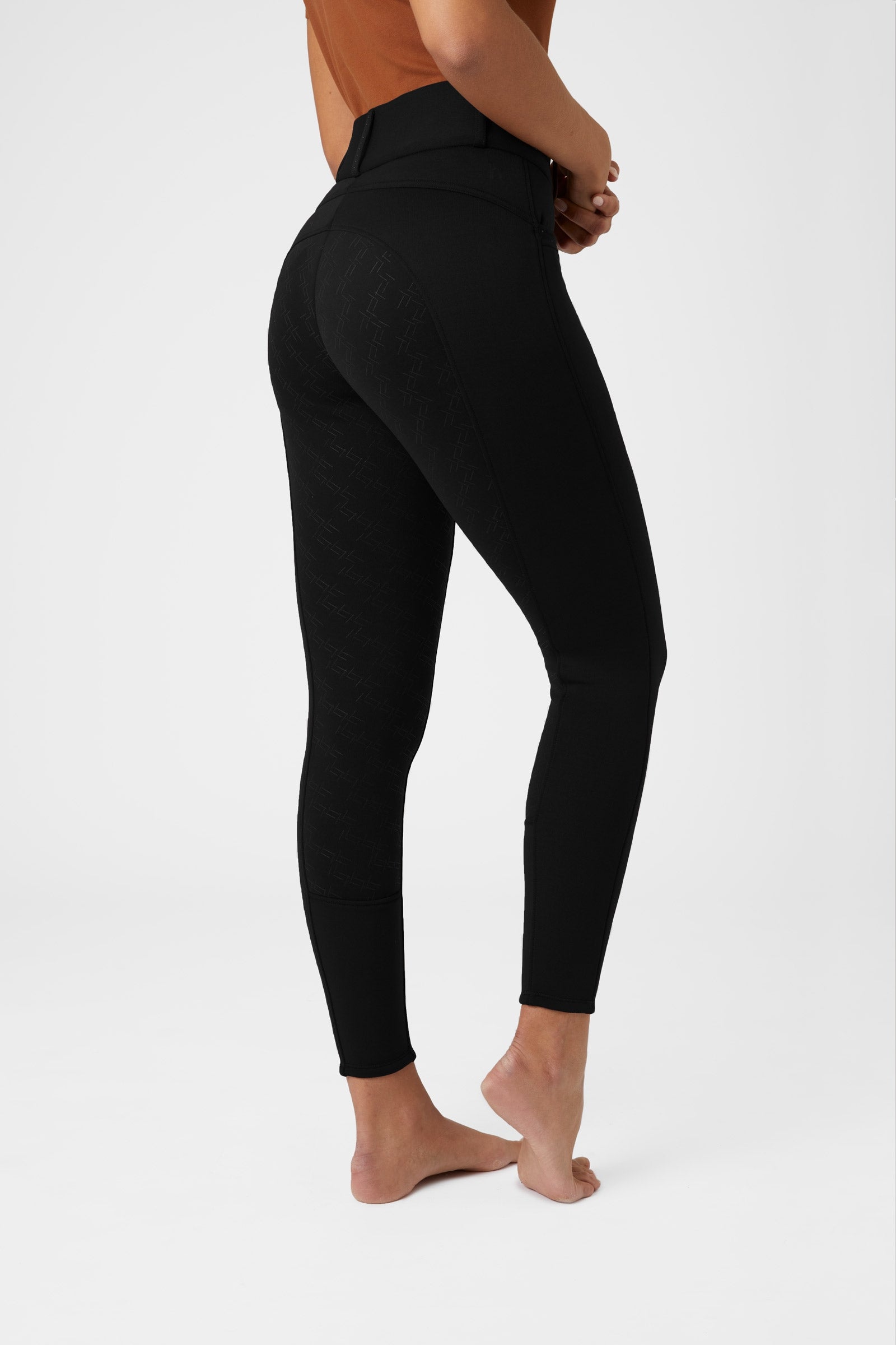 Horze Mia helforsterkede thermo ridebukser med silikon, dame Womens Breeches