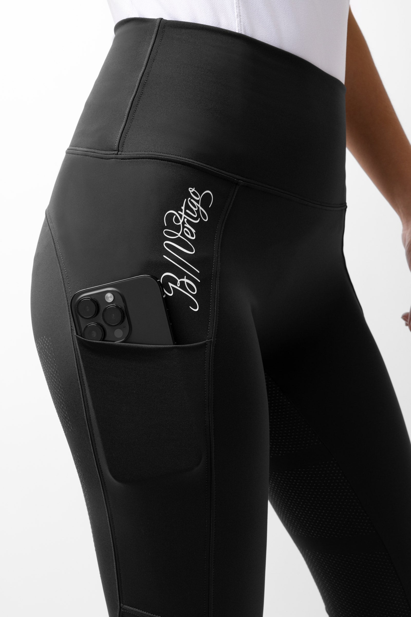 B Vertigo Lara Women's High Waist Full Seat Tights Womens Breeches