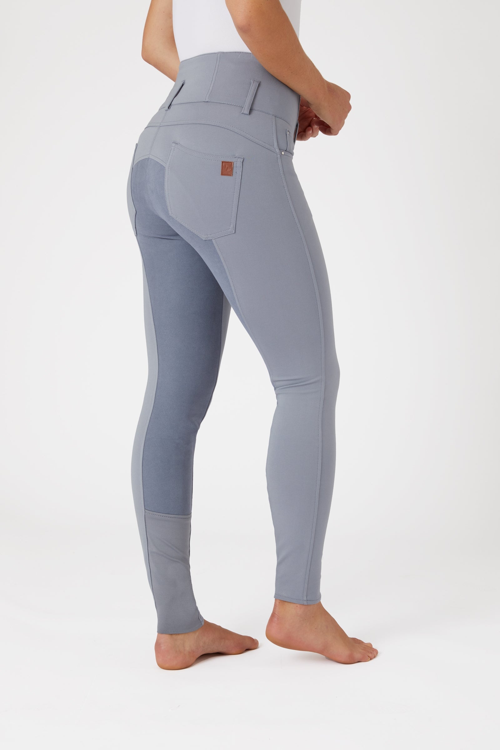 Horze Tara ridebukser med høyt liv, helforsterket med lær, dame Womens Breeches