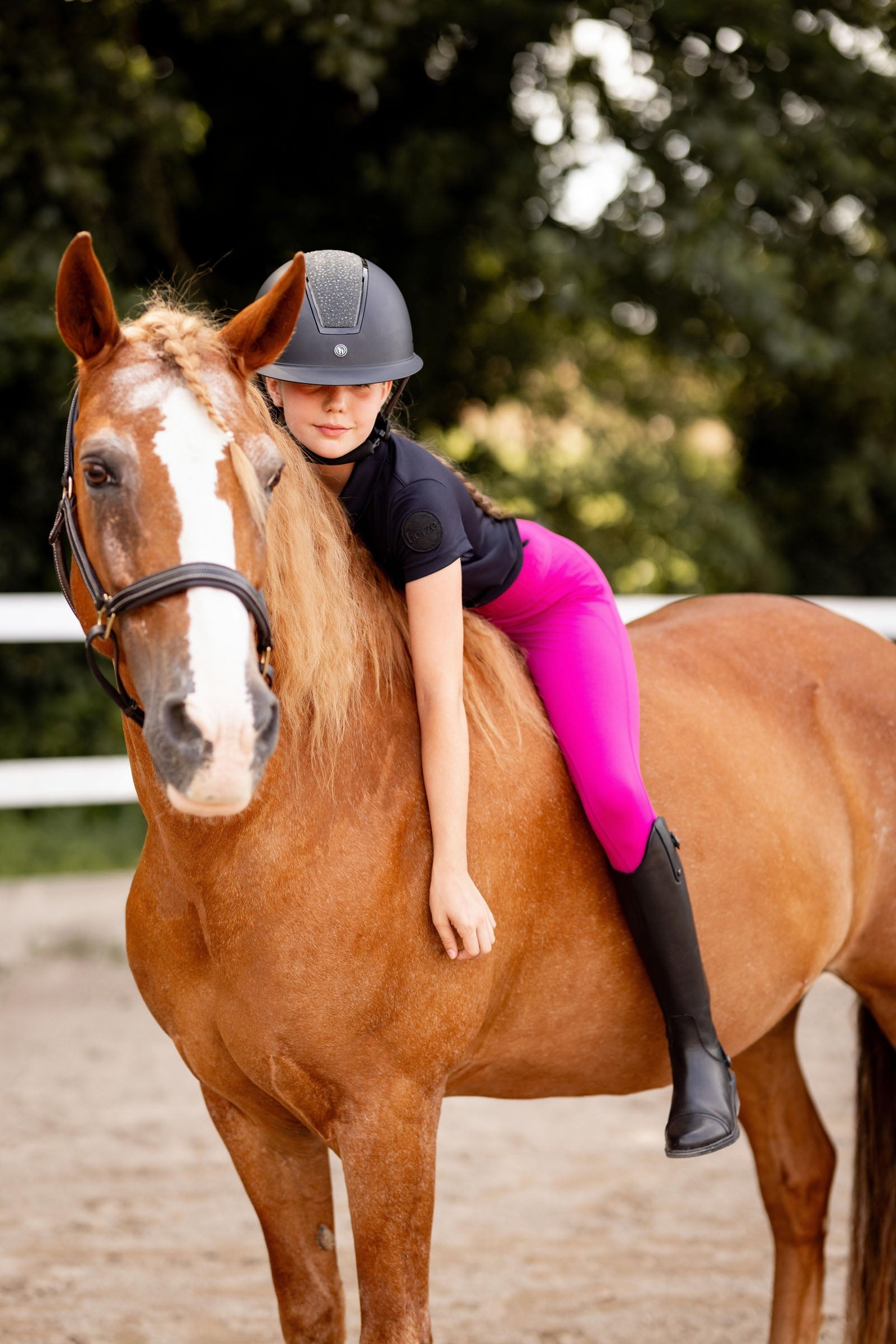 Horze Madison Kids Silicone Full Seat Tights Kids Apparel