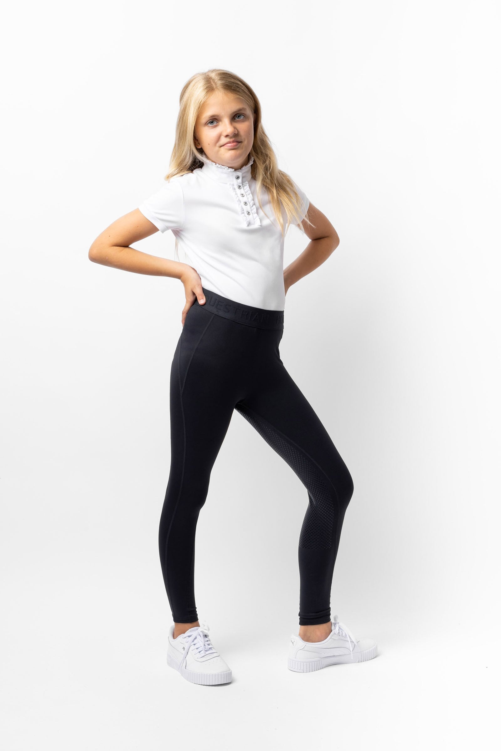 Horze Madison Kids Silicone Full Seat Tights Kids Apparel