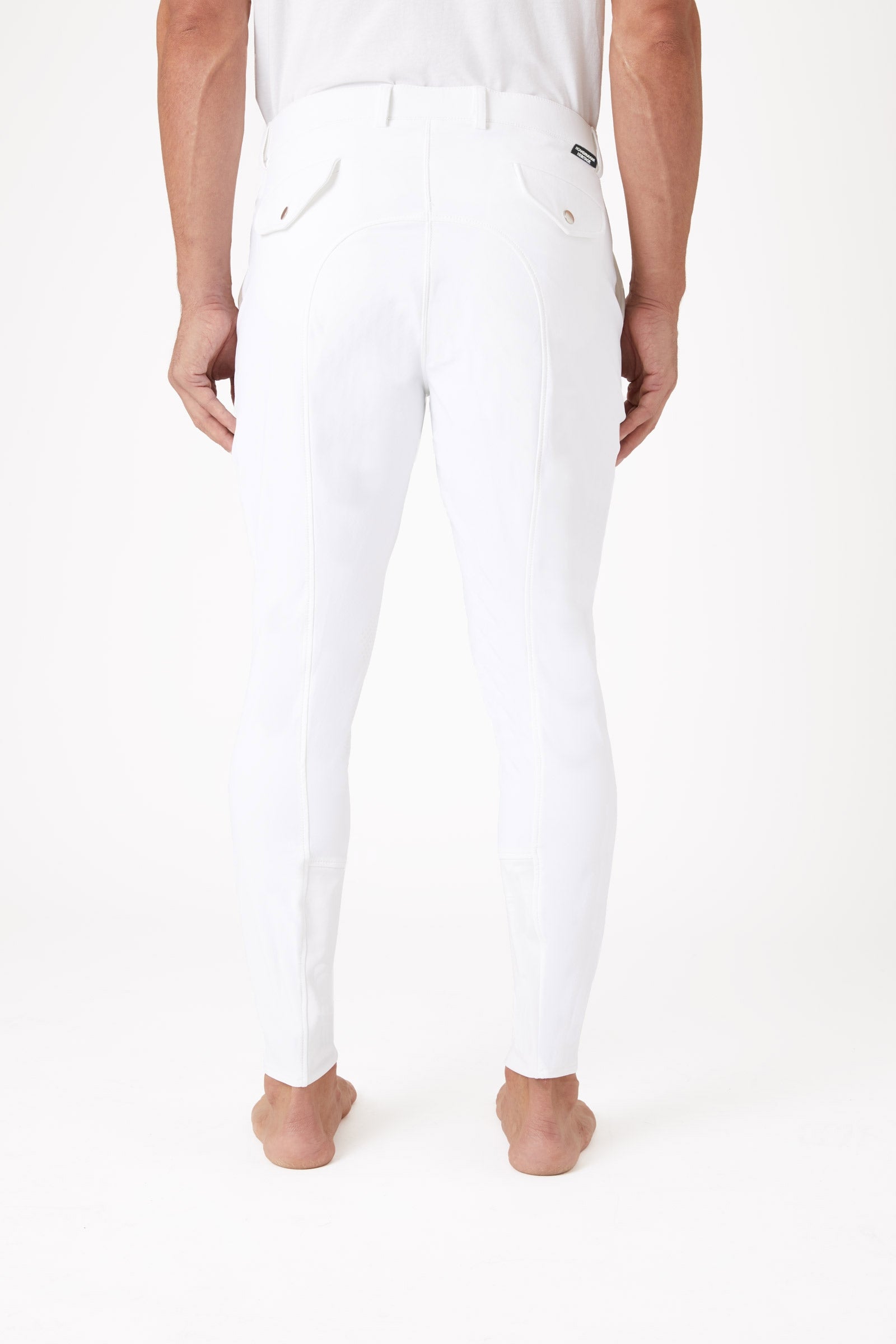 Horze Grand Prix Men's Silicone Knee Patch Breeches UPF 50+ Mens Riding Clothing