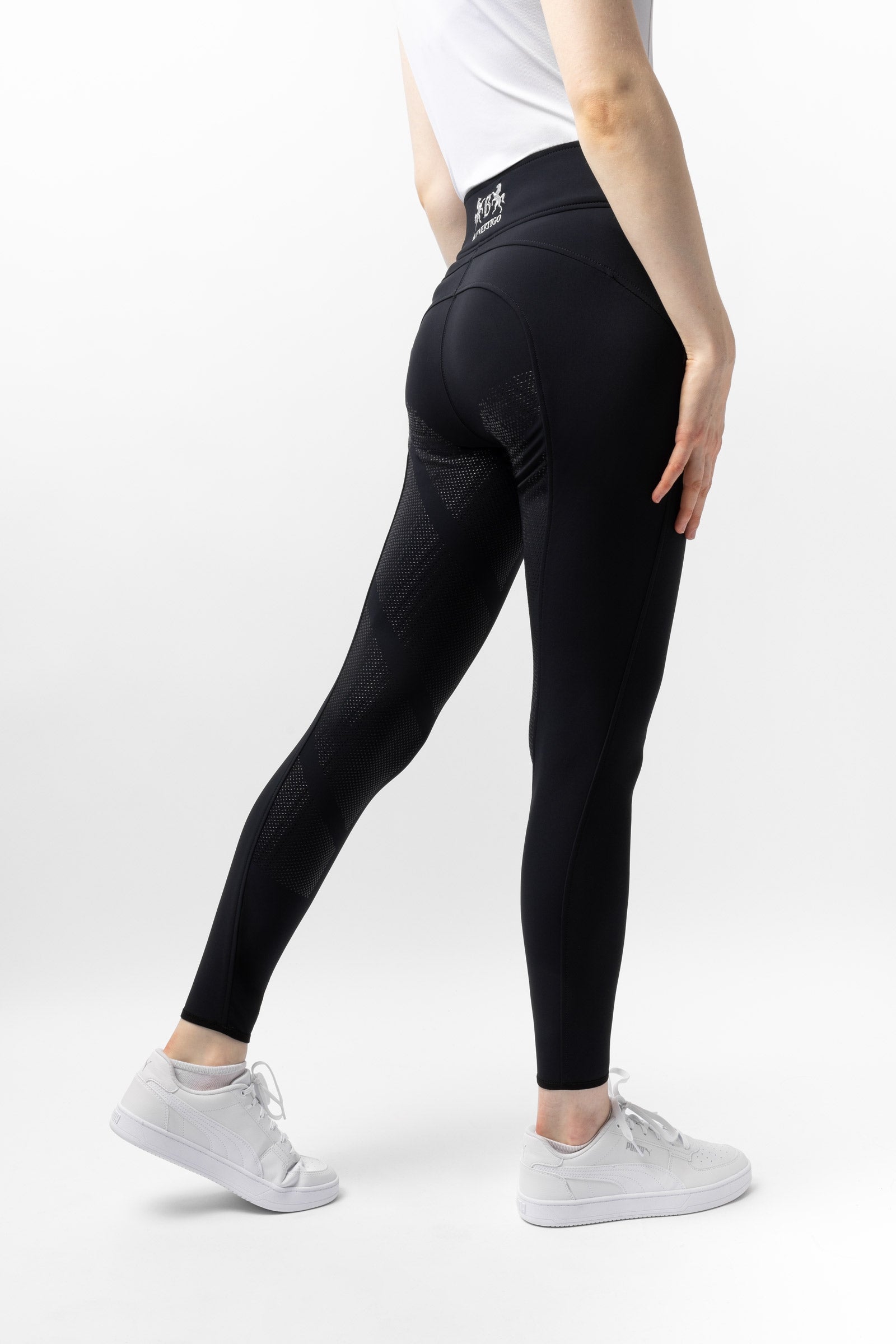 B Vertigo Justine helforsterkede thermo-ridebukser med silikon, dame Womens Breeches