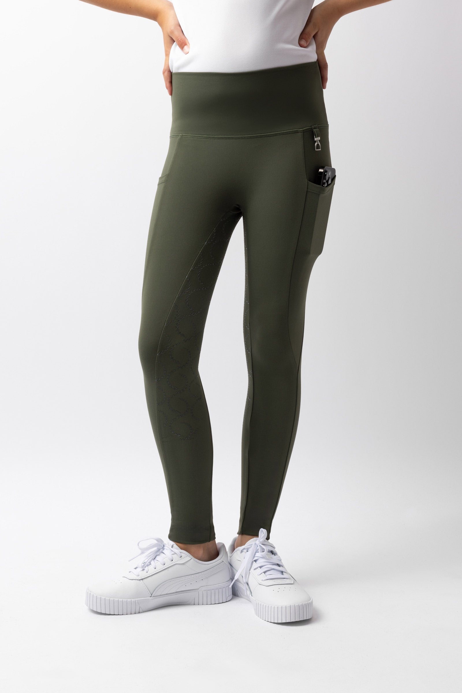 Horze Gillian Kids´ Full Seat Compression Tights Kids Apparel