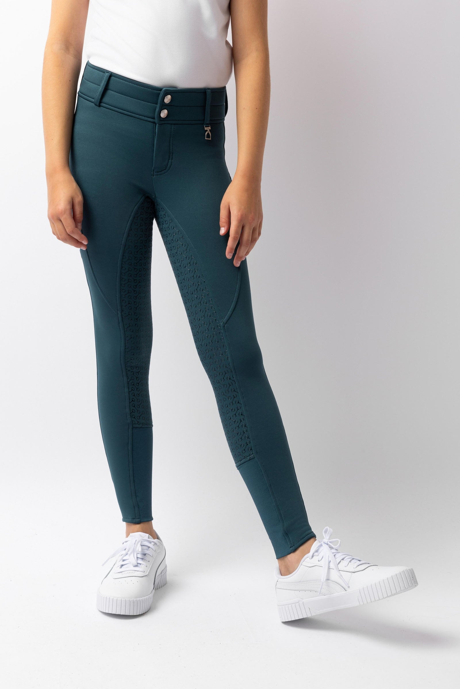 Horze Rhea Kids´ Thermo Fullgrip Breeches with Hip Pockets Kids Apparel