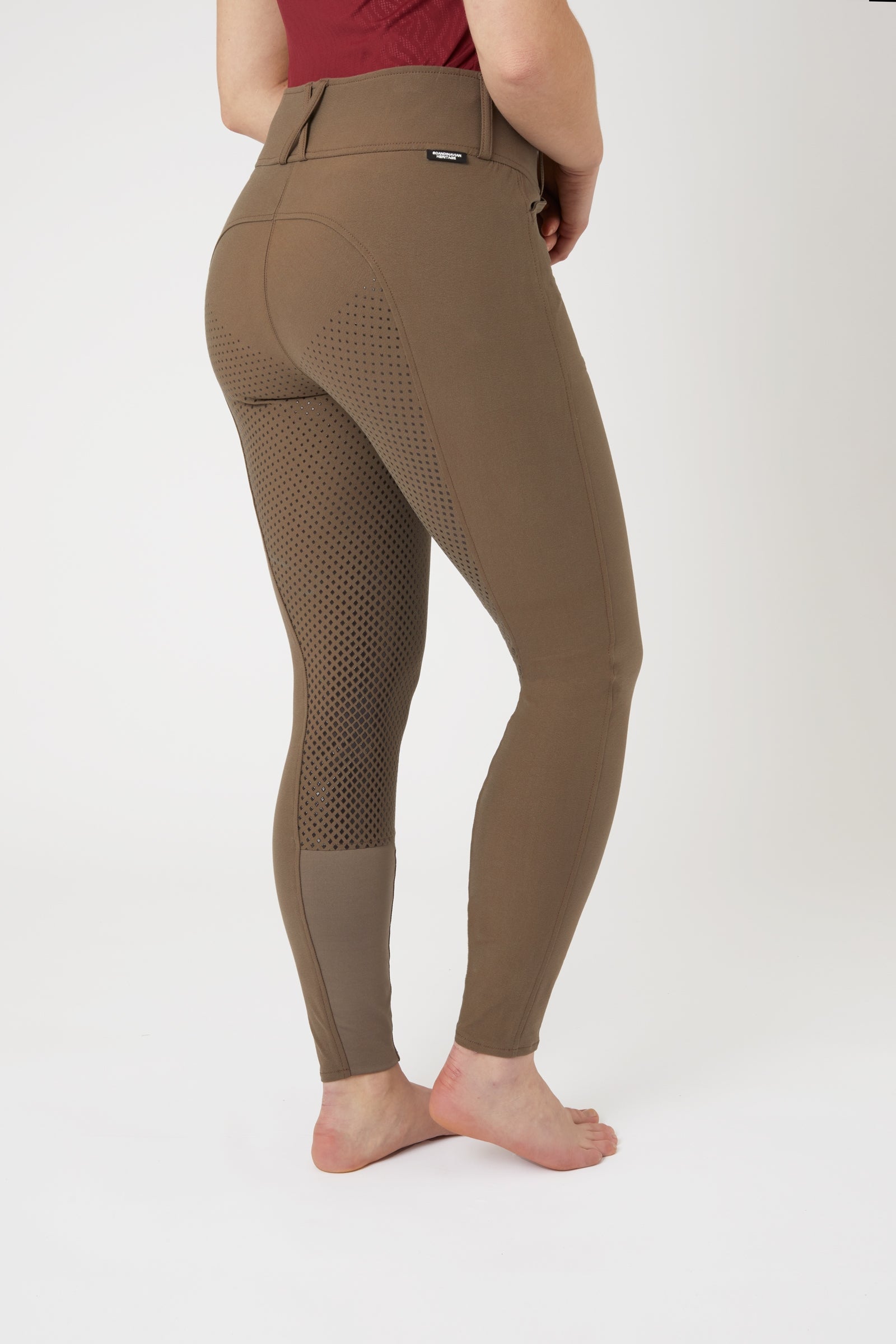 Horze Grand Prix II helforsterkede ridebukser til dame Womens Breeches