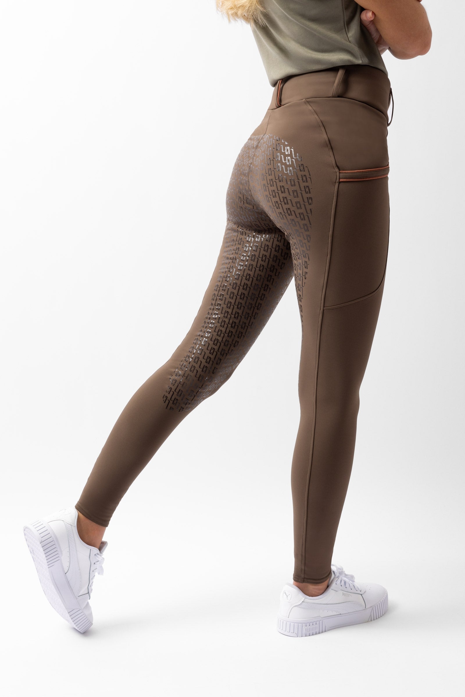 Horze Noelle helforsterkede ridebukser til dame Womens Breeches