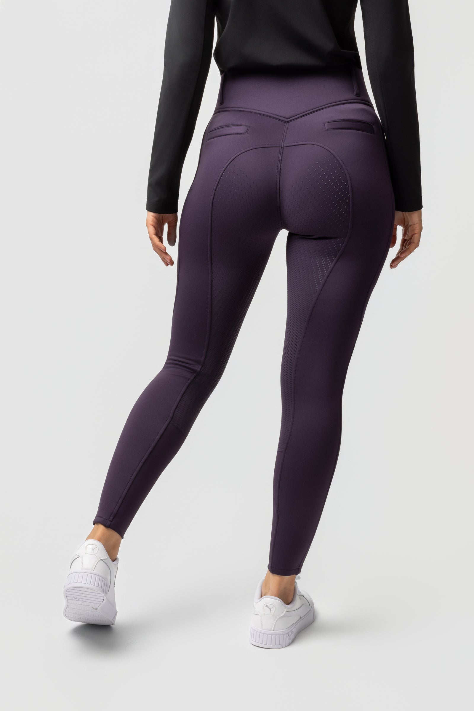 Horze Mira helforsterkede thermo-ridebukser til dame Womens Breeches