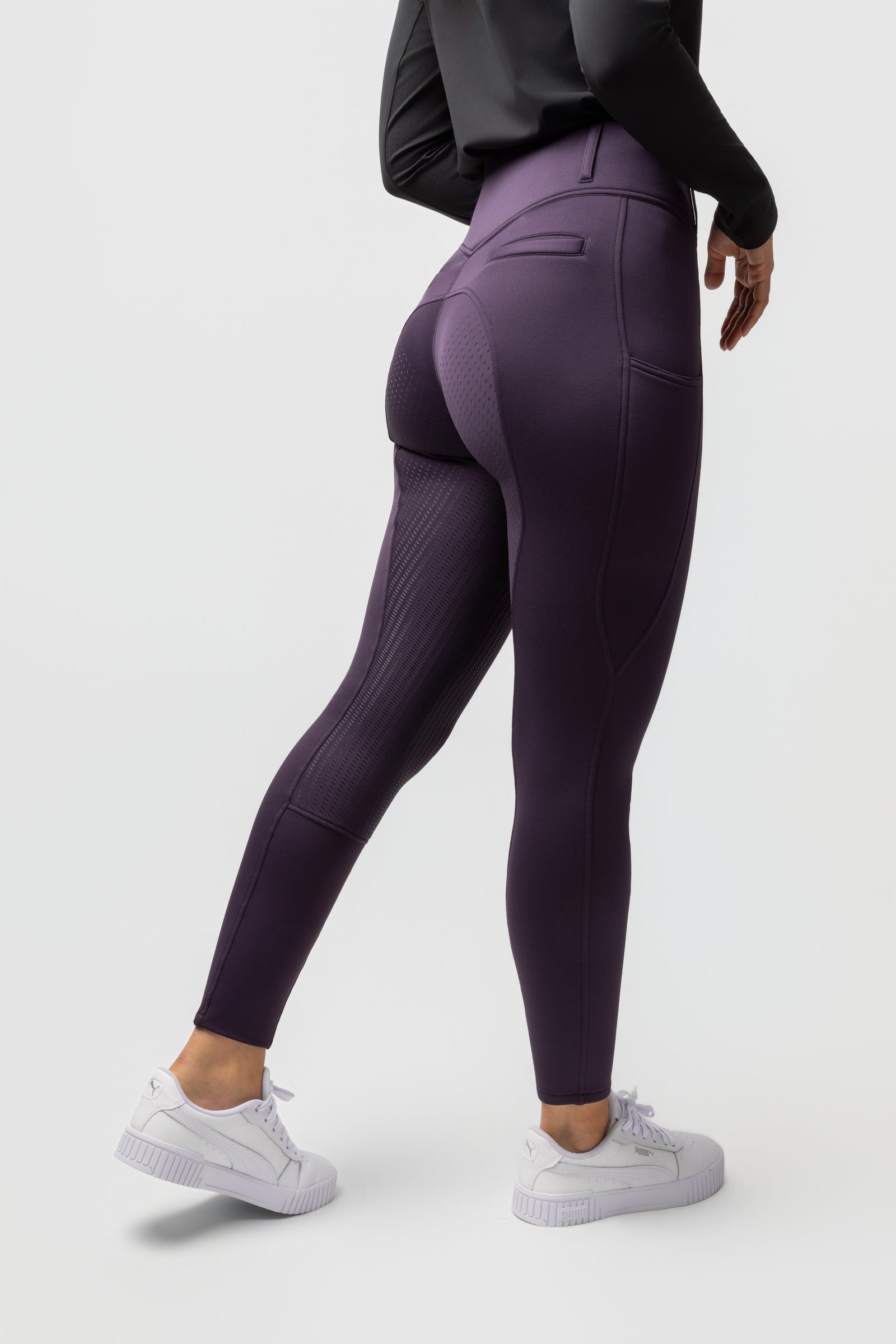 Horze Mira helforsterkede thermo-ridebukser til dame Womens Breeches