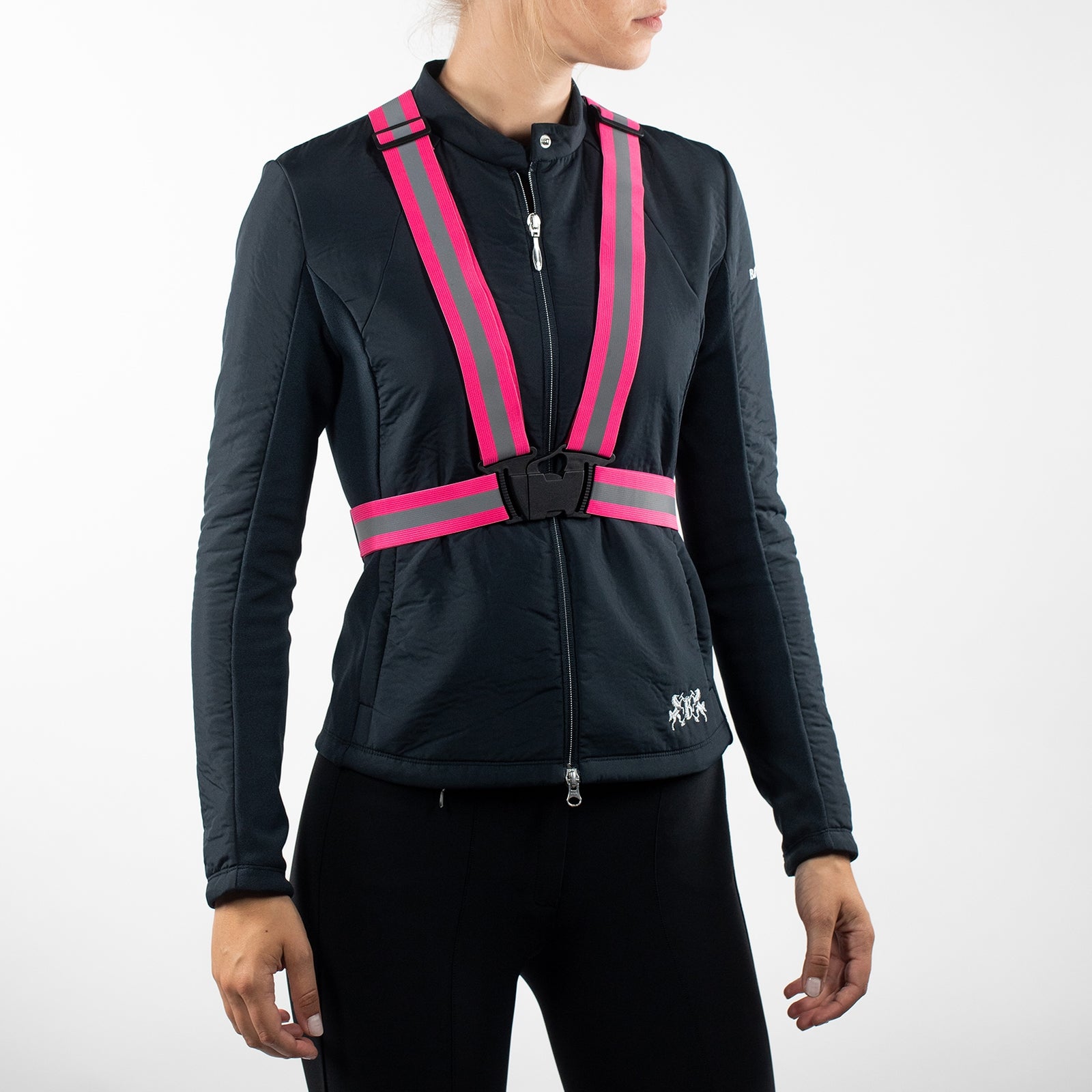 Horze vest med reflekterende stripe, justerbar Reflective