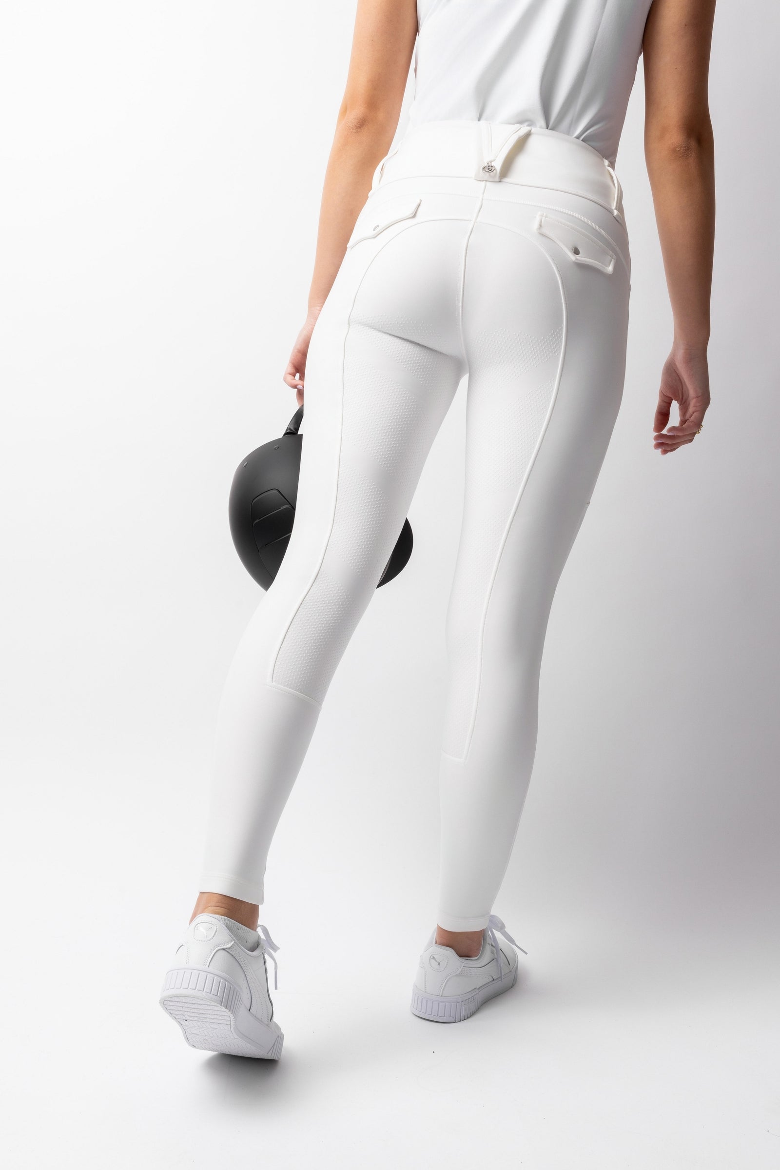 B Vertigo Chiara Helforsterkede ridebukser med kompresjon og hybrid-design Womens Breeches