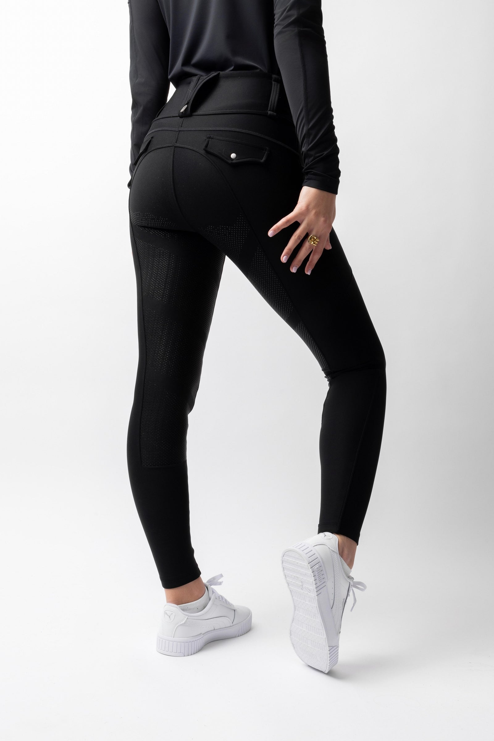 B Vertigo Chiara Helforsterkede ridebukser med kompresjon og hybrid-design Womens Breeches