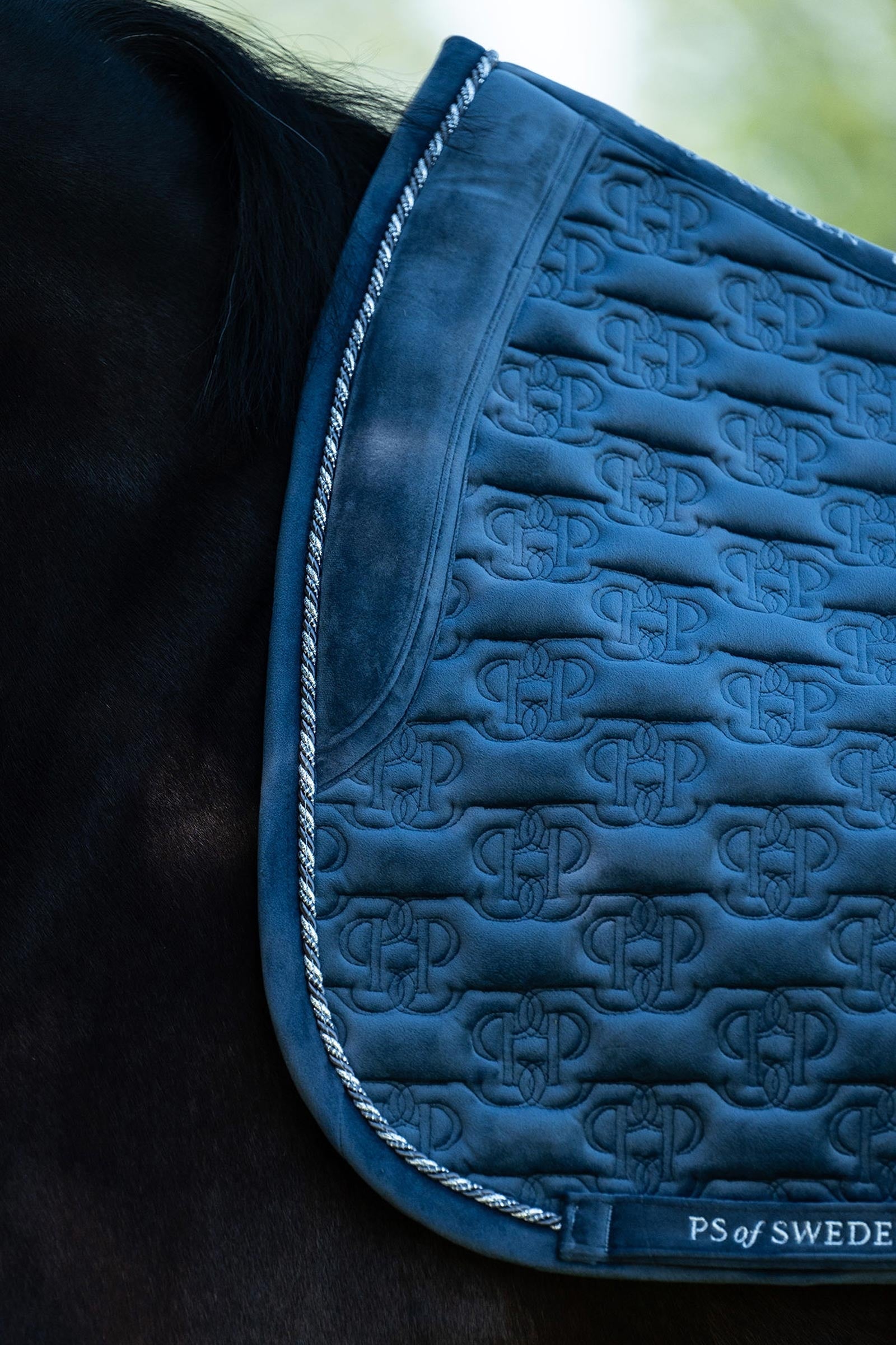 PS of Sweden Saddle Pad Velvet Monogram Dressage Saddle Pads