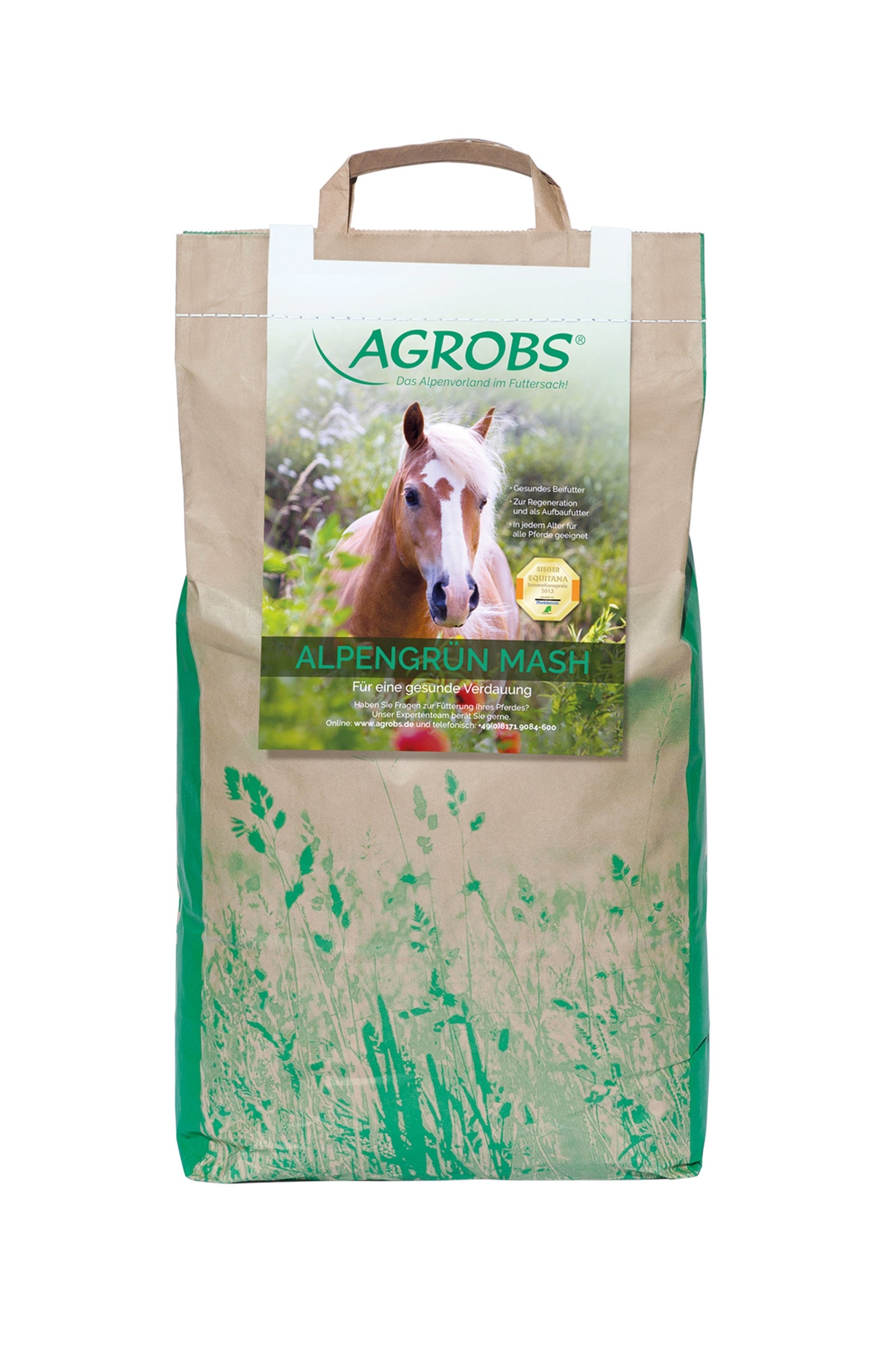Agrobs Alpengrün mash, refill, 5 kg Horse Feed & Nutrition